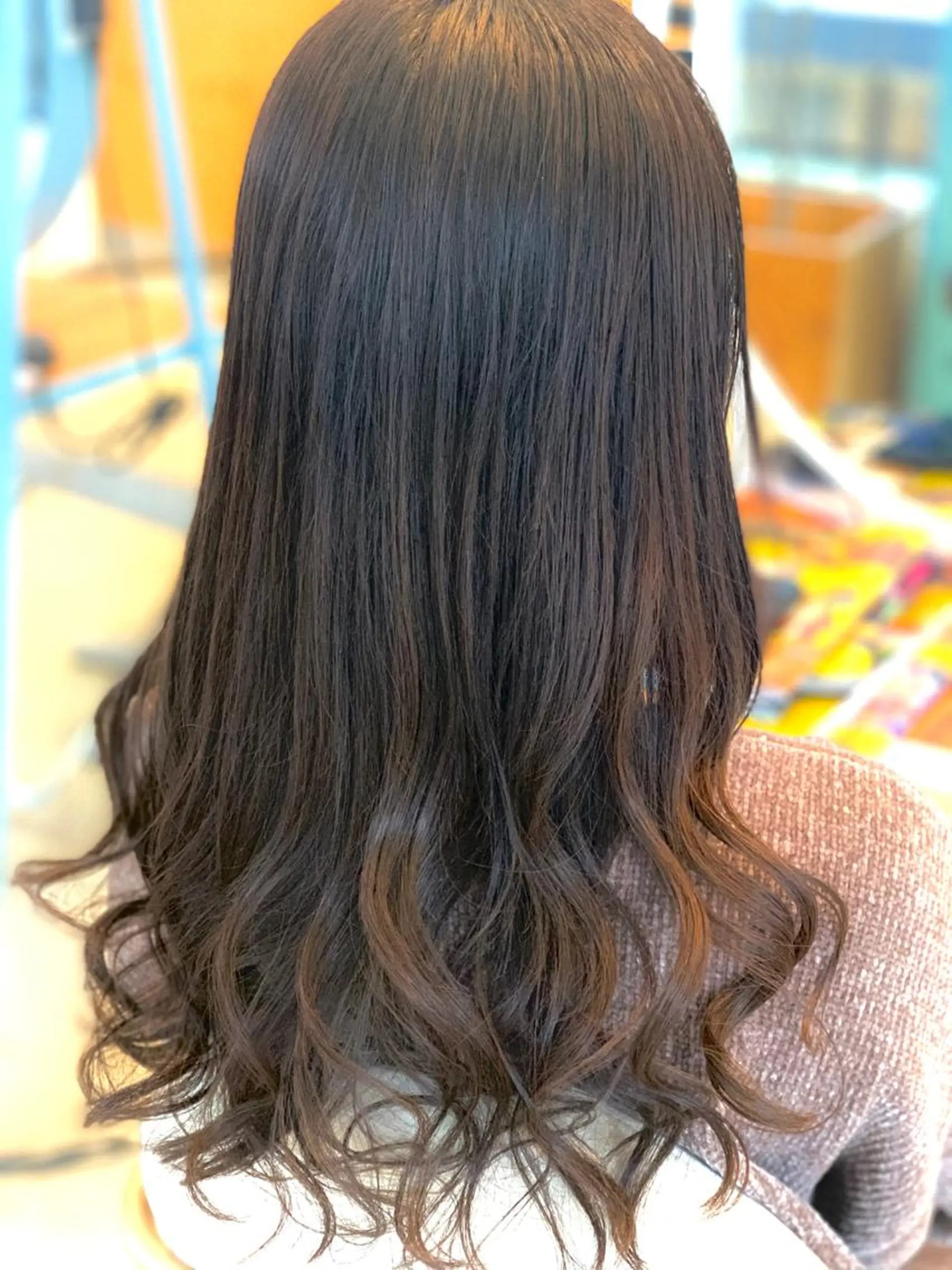 ロング パーマ カット パーマ トリートメント 北川 拓也のヘアスタイル