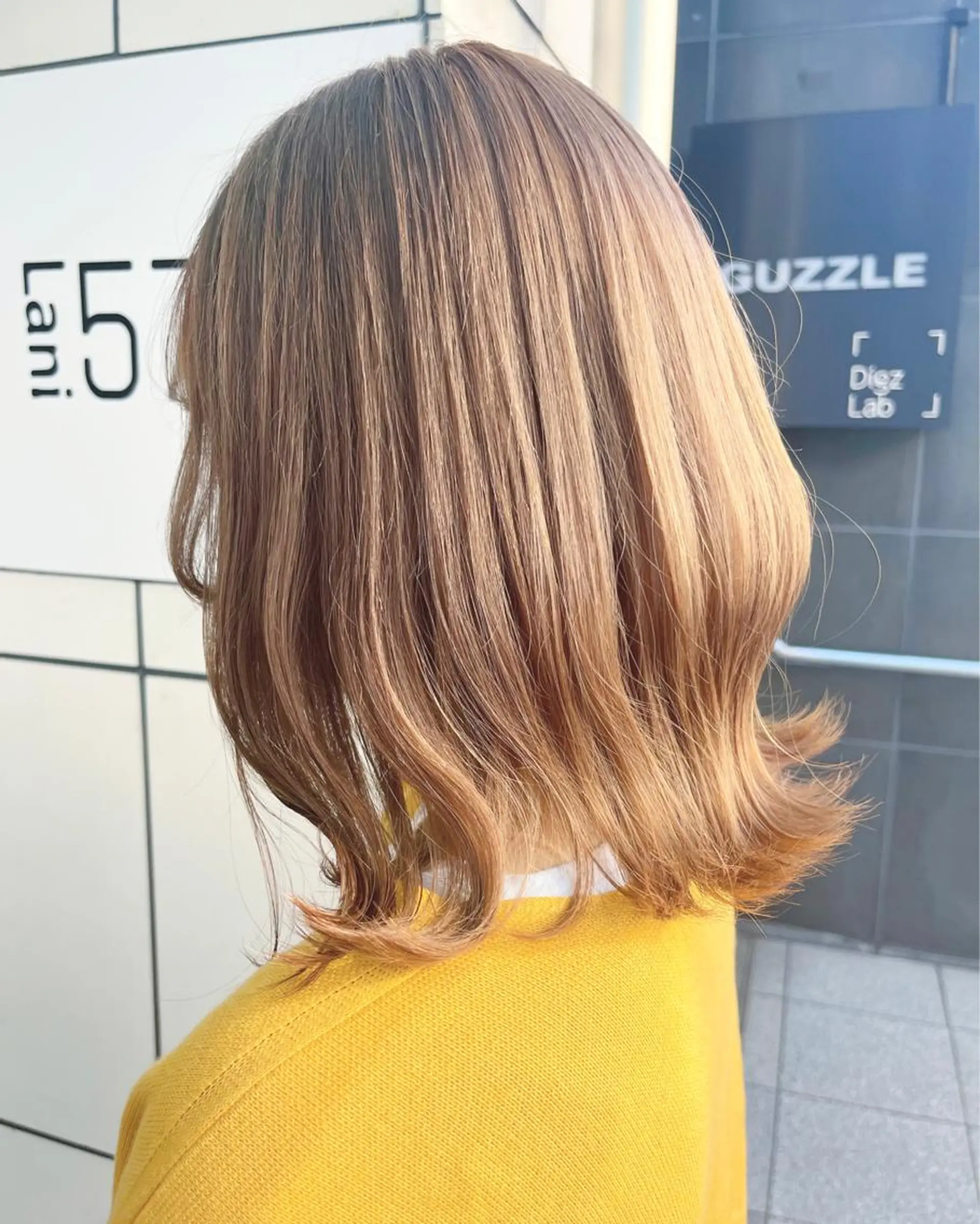 ミディアム カラー ヘアカラー トリートメント ヘアセット 🎀透明感 カラー🎀ミズキのヘアスタイル