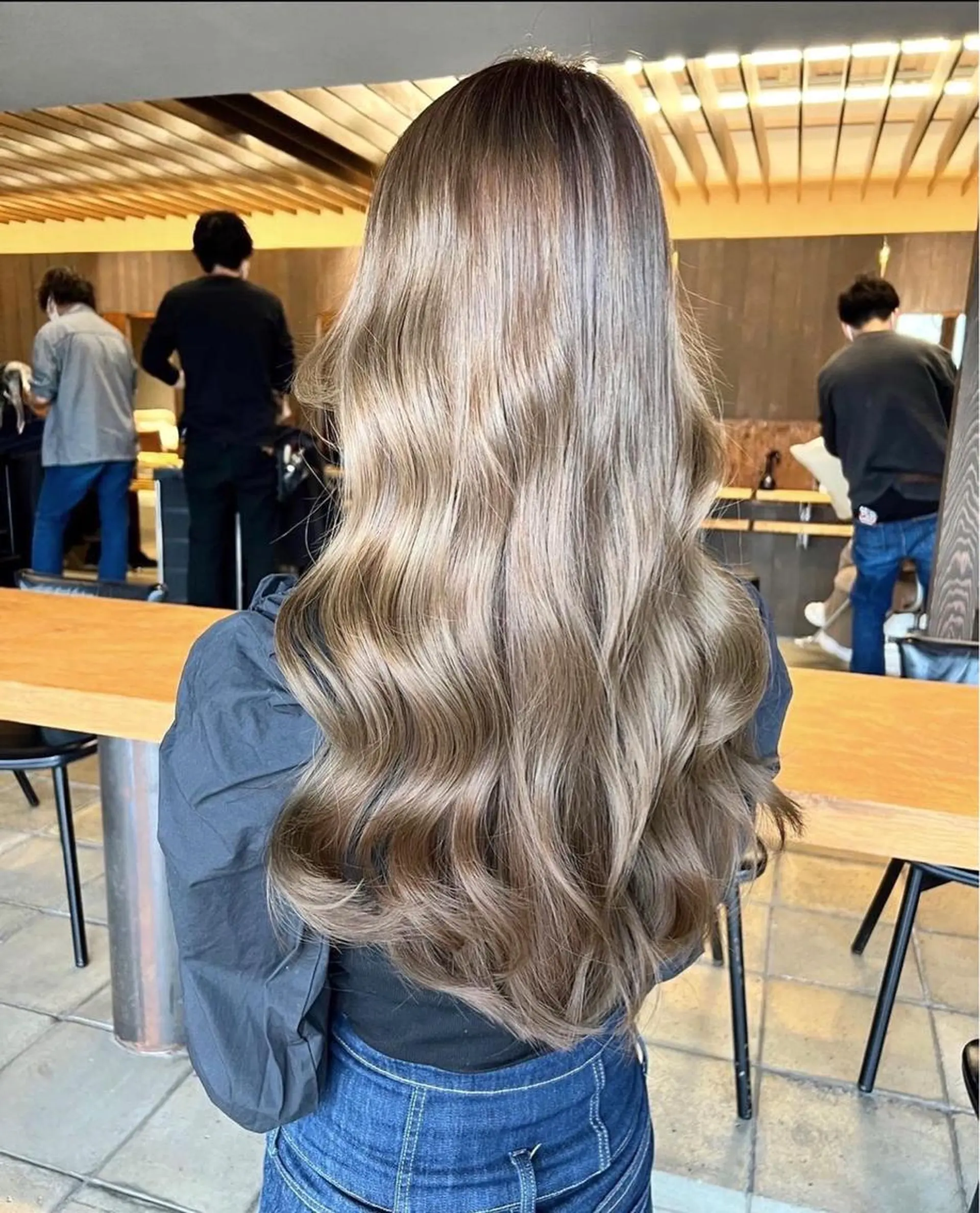 ロング ヘアカラー MASHU韓国ヘア/ レイヤー/透明感カラのヘアスタイル