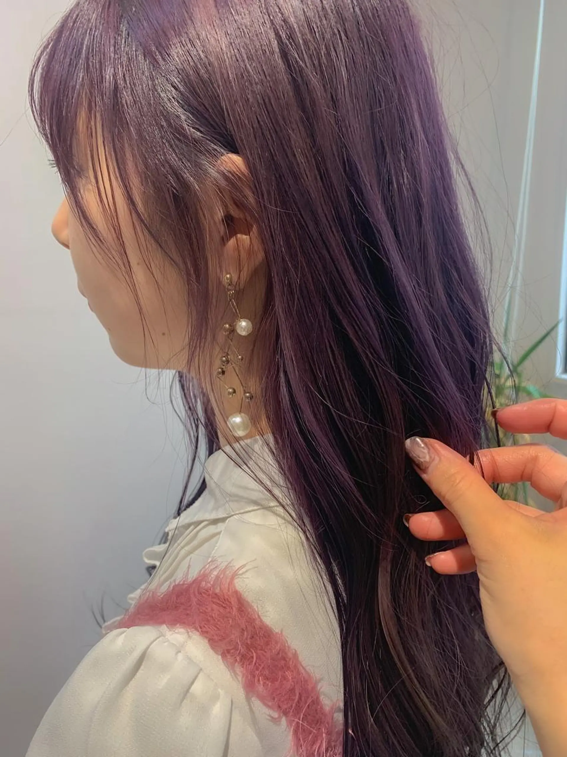 ロング カラー "小顔カット" Fuko.のヘアスタイル