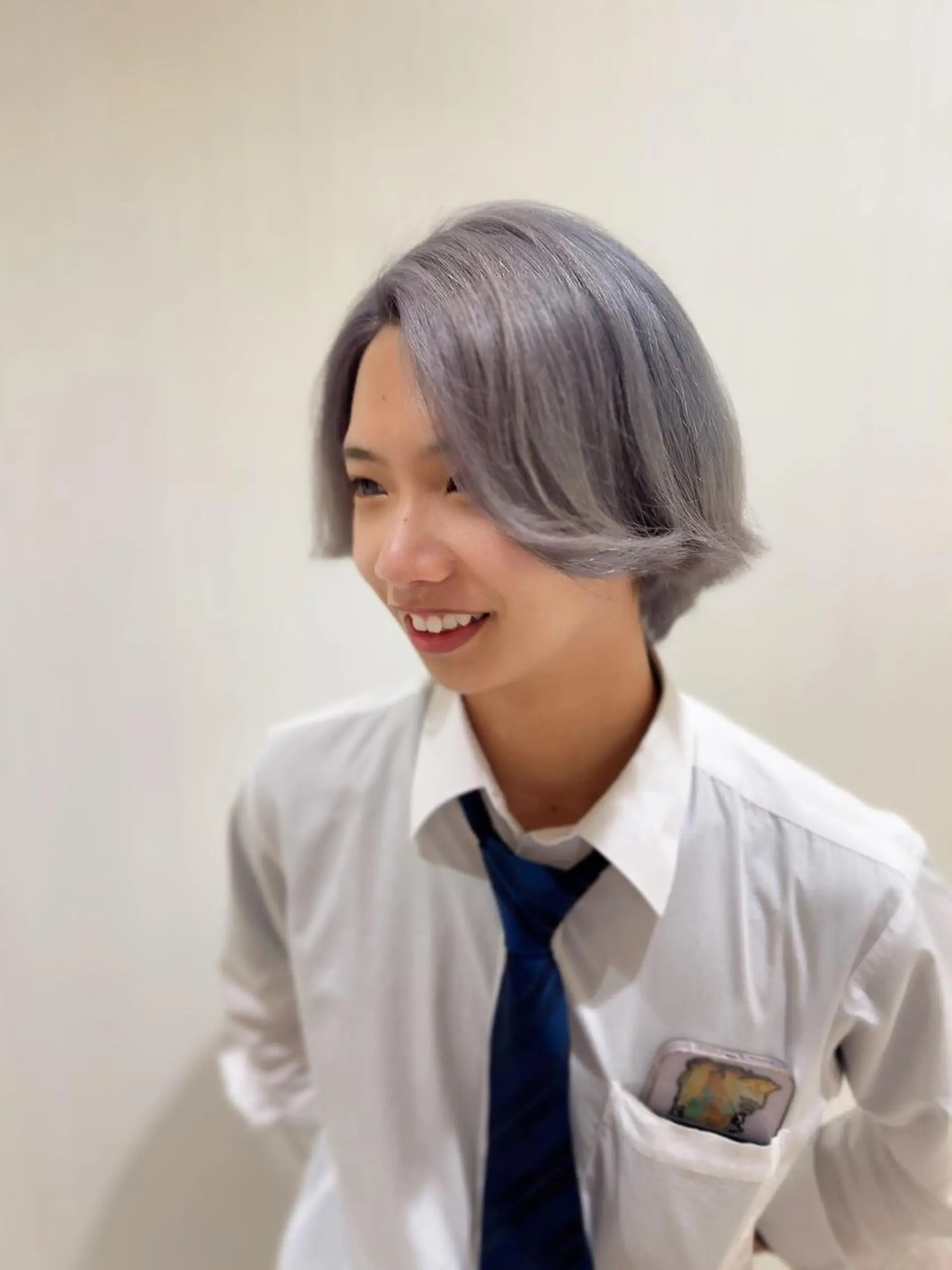 ショート カラー メンズ 黒髪 銀座/カラー 🎀momo🎀のヘアスタイル