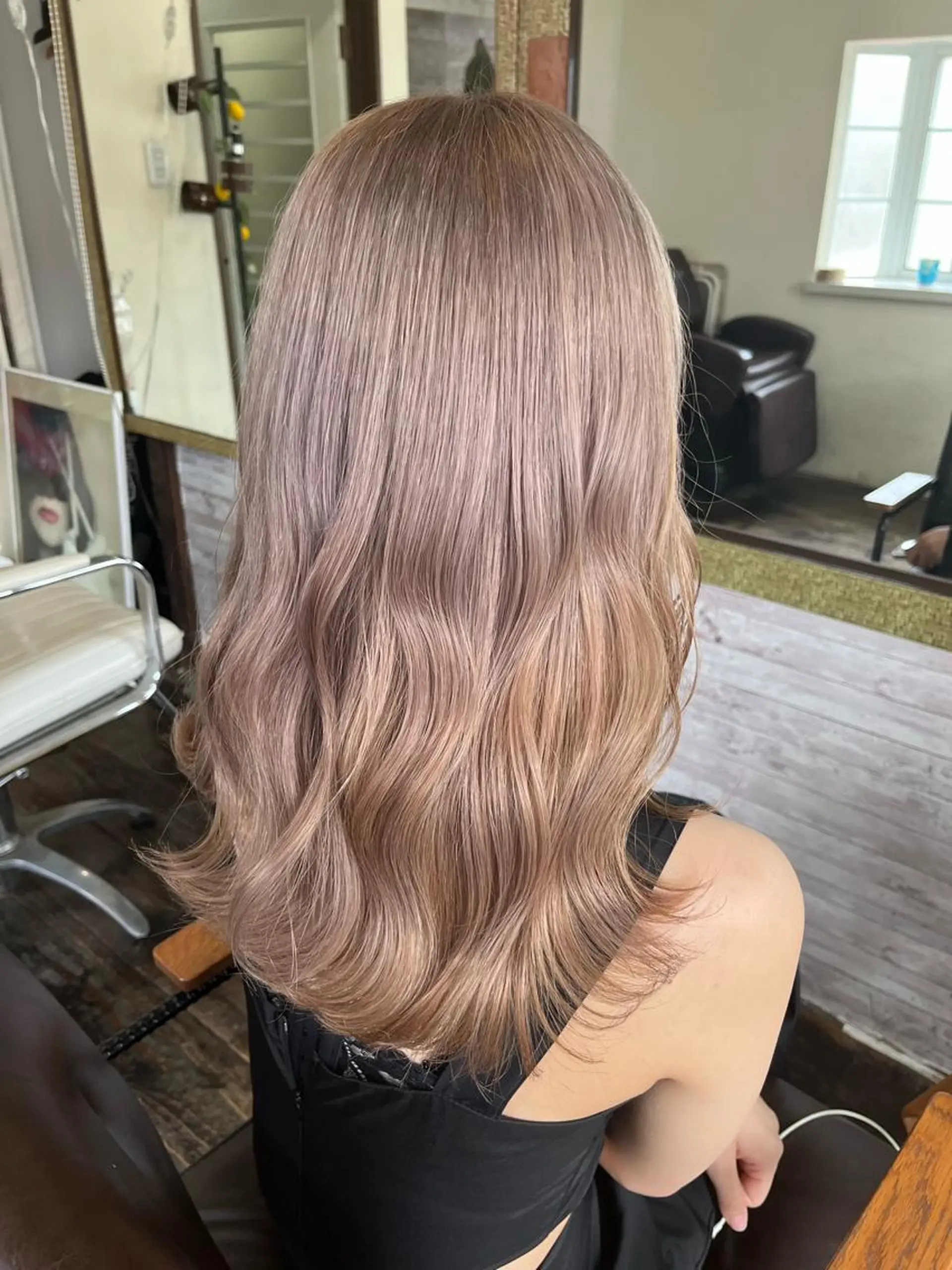 ミディアム ヘアカラー 渡辺 健太のヘアスタイル