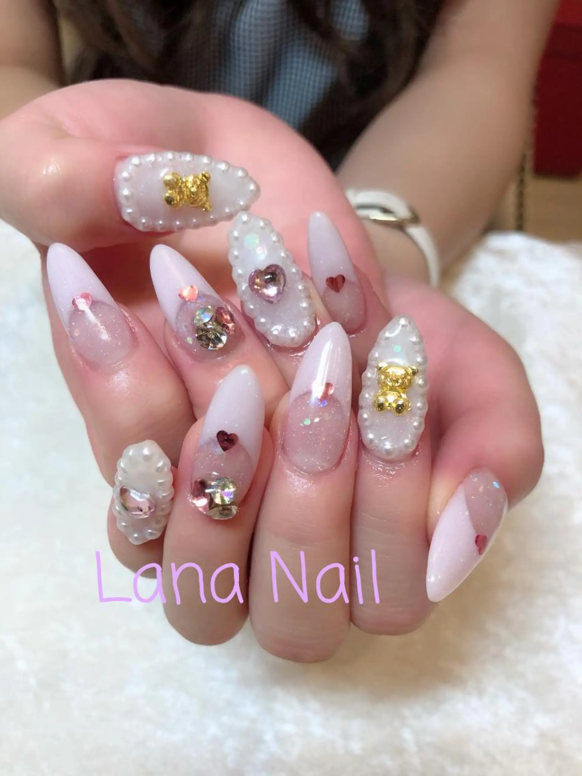 ネイル スカルプネイル ハンドネイル ハンドケア Lana Nailのネイルデザイン