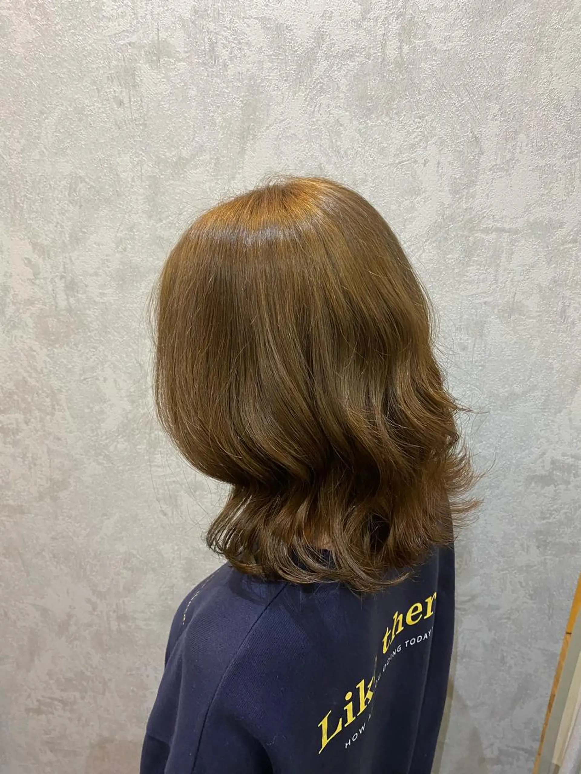 ミディアム カラー ヘアカラー 西田辺/ タカスナオヤのヘアスタイル