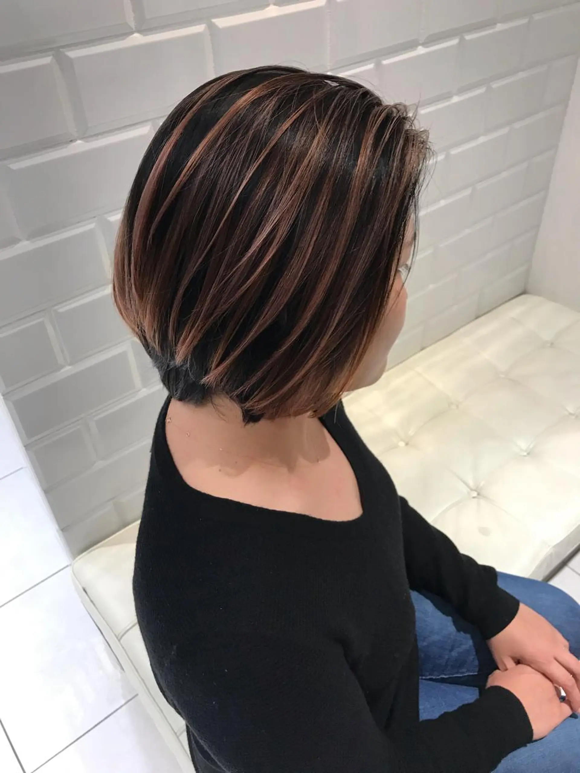 ショート カラー PEWL所属・クロスパーマ松永裕久 似合わせカットのヘアスタイル