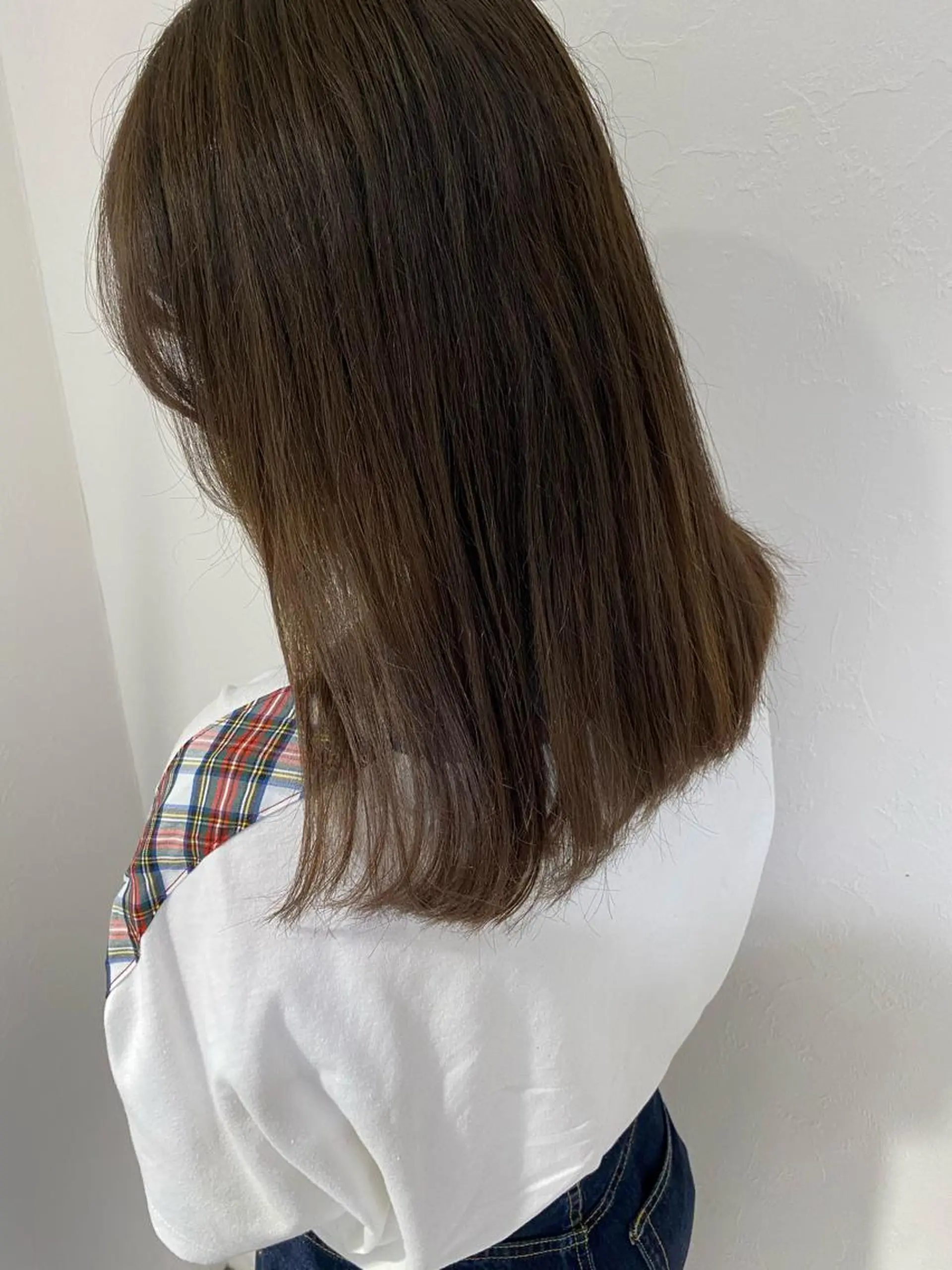 ミディアム カラー ヘアアレンジ 外苑前NO.1艶髪 透明感カラーのヘアスタイル