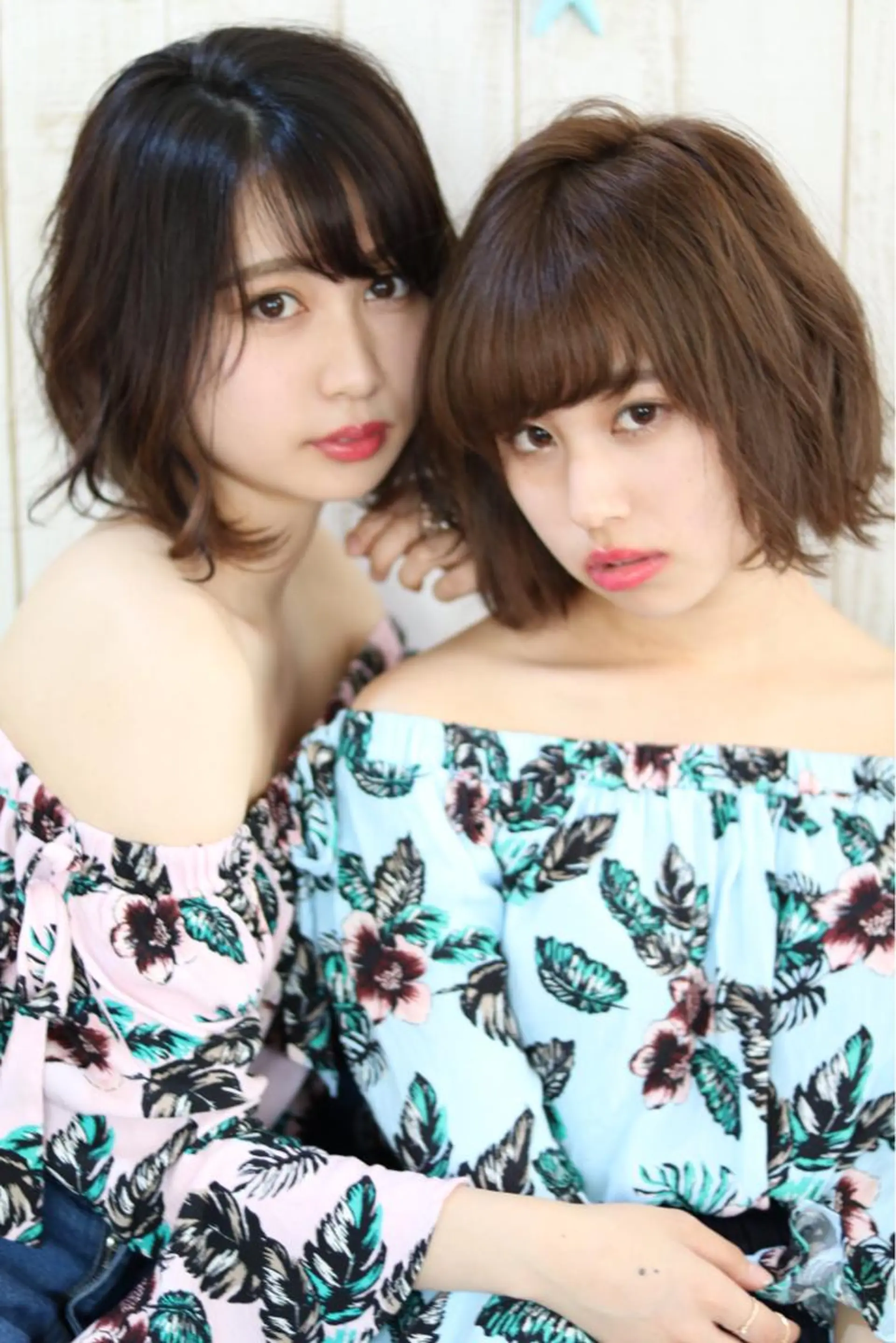 ショート カラー パーマ ボブ 及川 翔のヘアスタイル