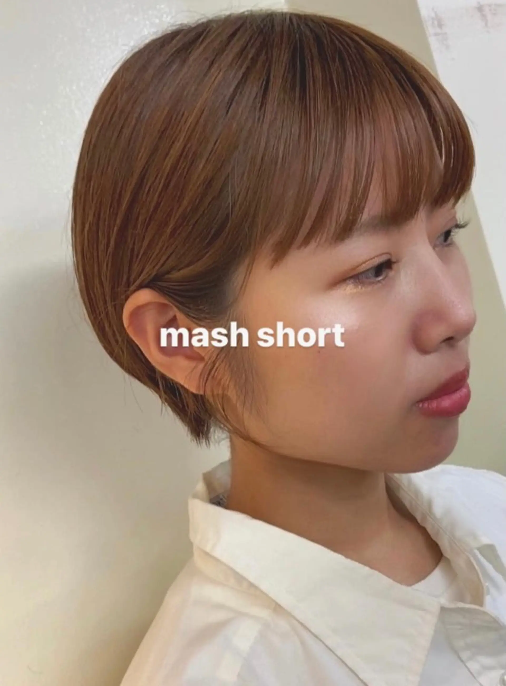 ショート ショートヘア 🌞ショートヘア🌝 江連露美🌛のヘアスタイル