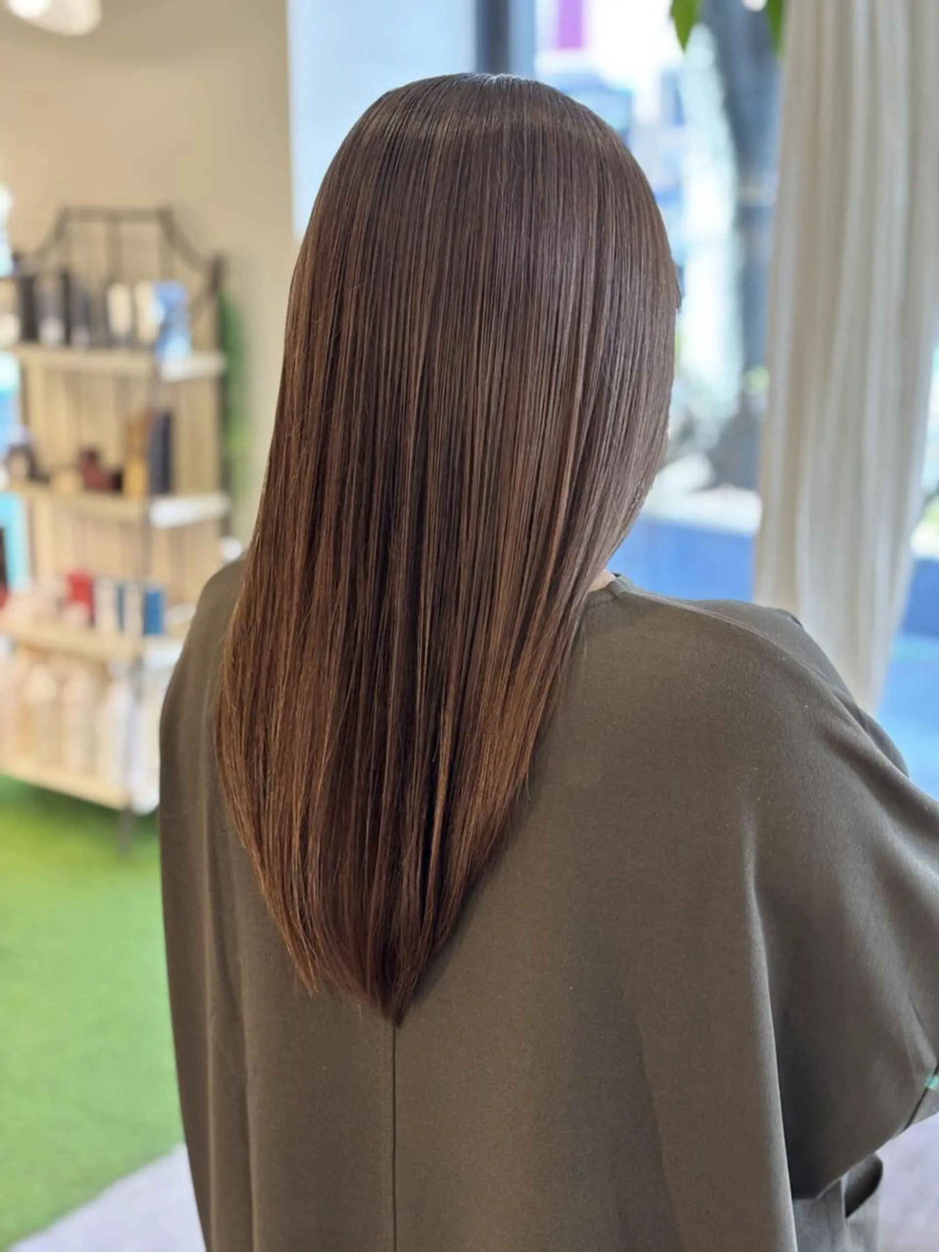 ロング カラー アクアカラー ベージュカラー ミント ミントベージュ トリートメント ヘアカラー トリートメント 艶髪☆外国人風カラー ハイトーン多田修弥のヘアスタイル