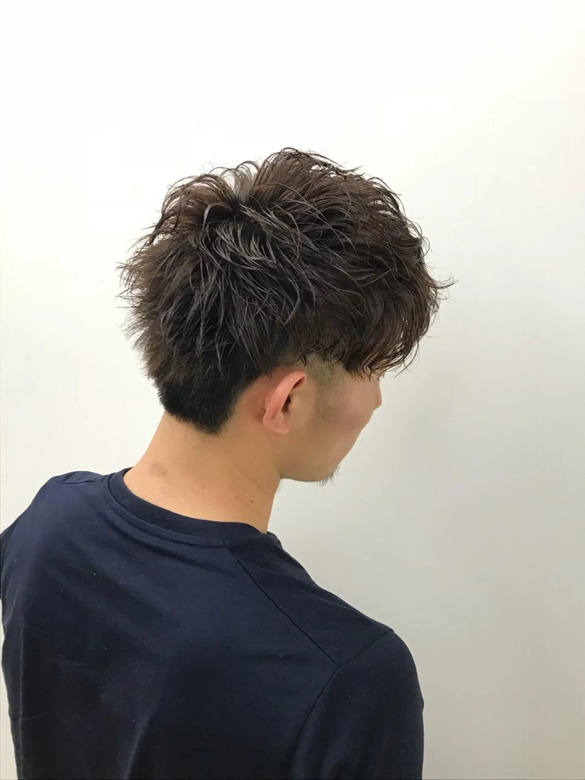 パーマ メンズ ブリーチカラー/ 岩破瑞希のヘアスタイル