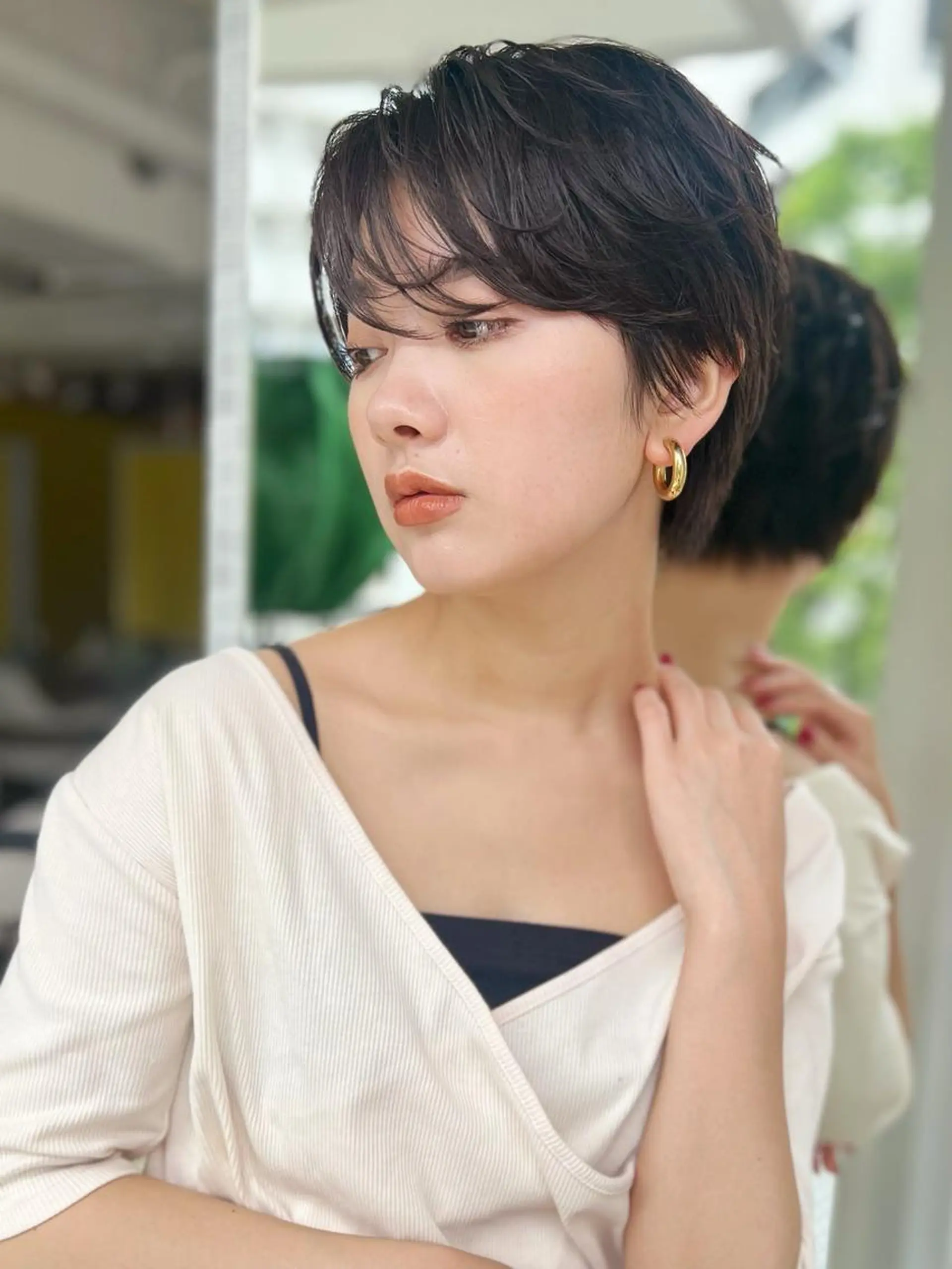 ショート パーマ ショート/ボブ/縮毛 三上達大のヘアスタイル