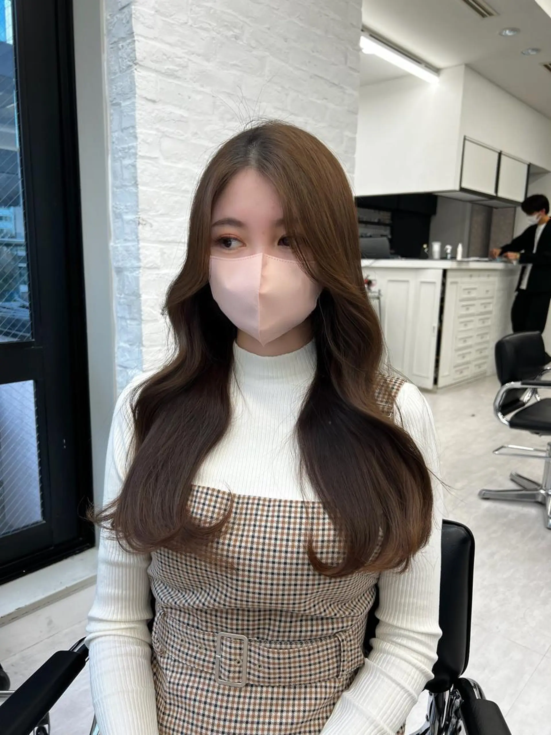 ロング 韓国ヘア♡ 顔まわりカットayaのヘアスタイル