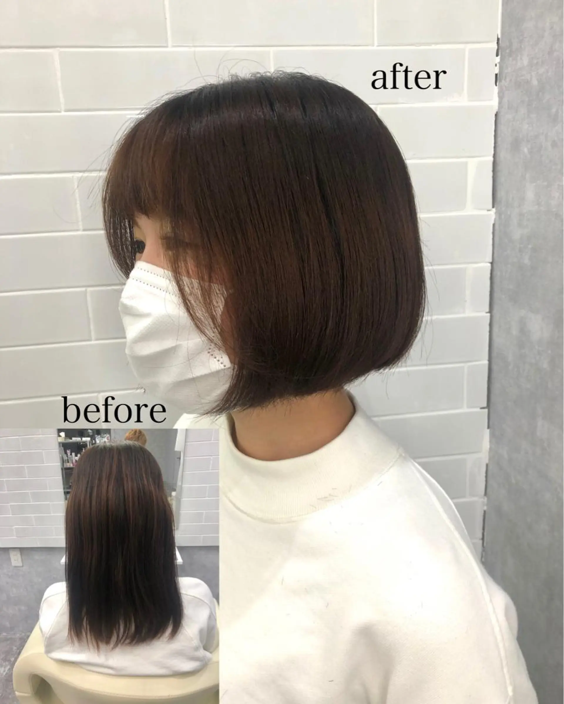 ショート カラー ヘアカラー トリートメント 韓国ヘア🇰🇷 RYOTAのヘアスタイル