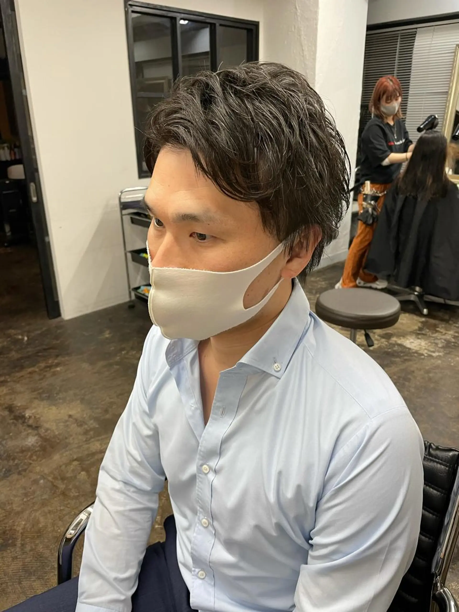 ショート メンズ メンズパーマ メンズ特化ryoのヘアスタイル