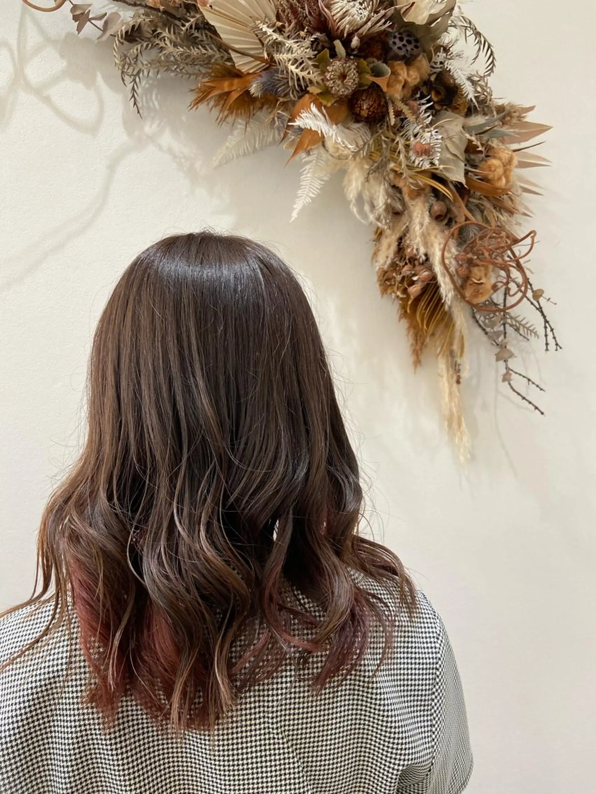 セミロング 三木　英音 bisouhairのヘアスタイル