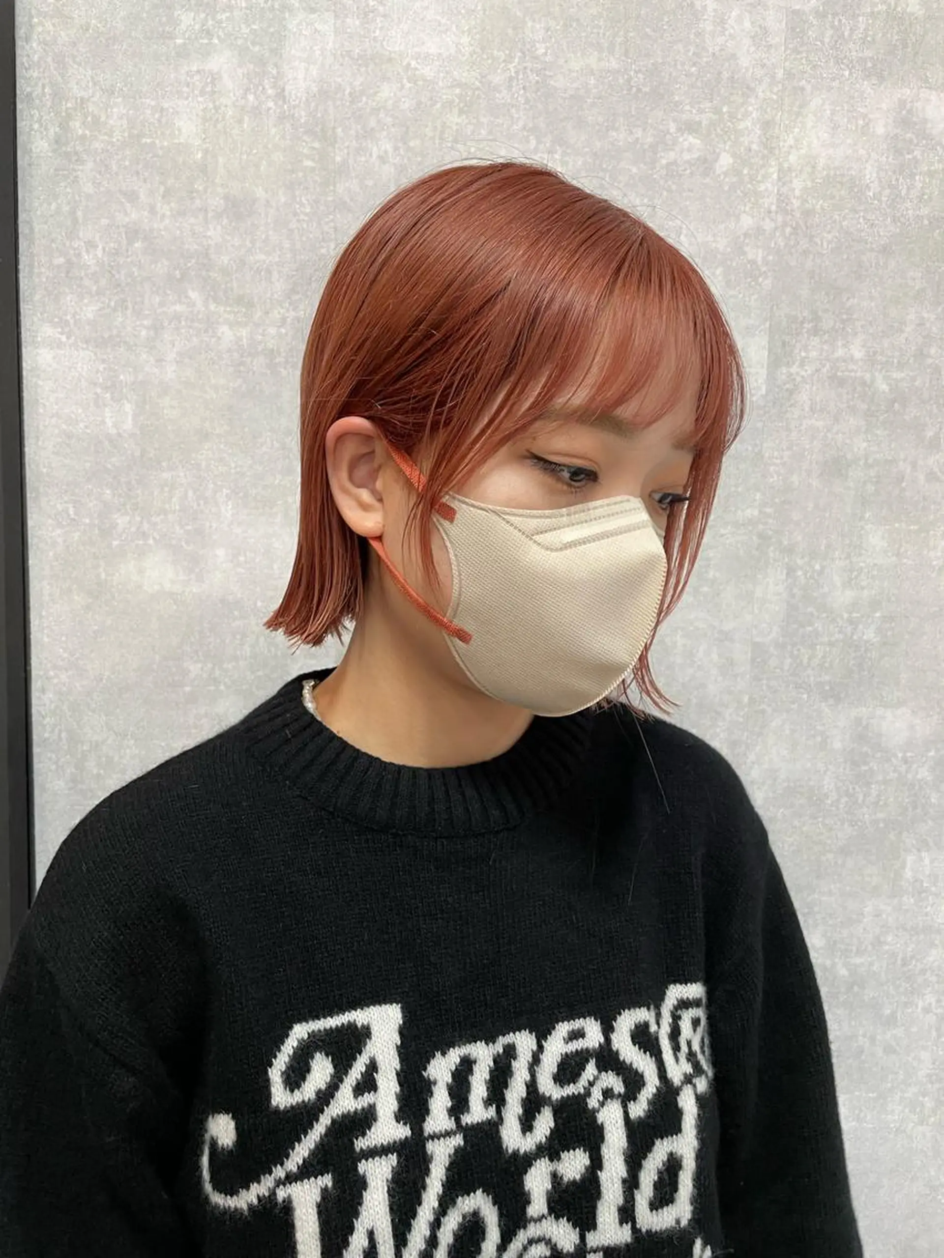 ショート 切りっぱなしボブ ショートボブ ハンサムショート 丸みショート アッシュ カット ヘアカラー トリートメント モテ髪/ボブ/ショー ト/アダチフウトのヘアスタイル