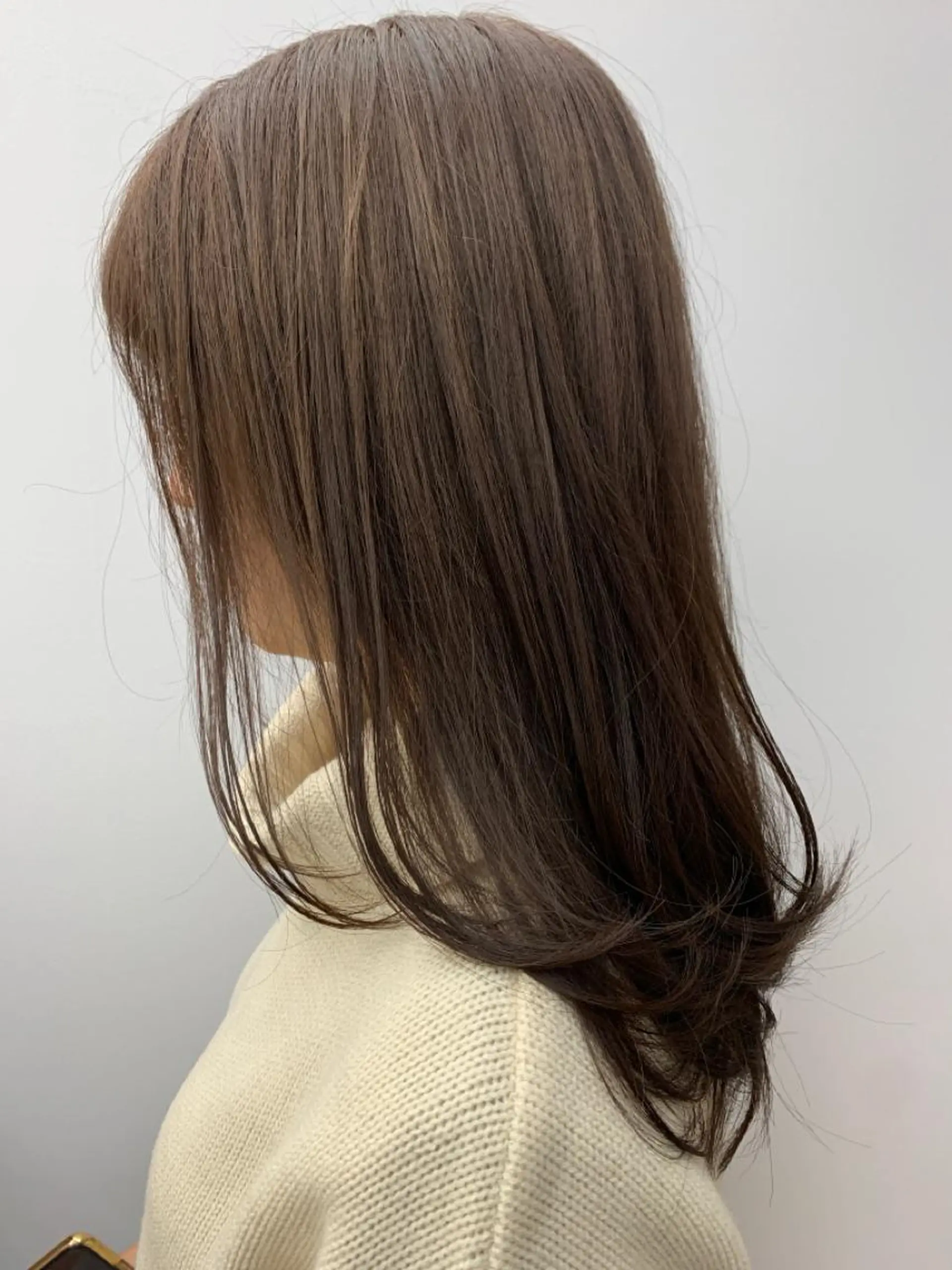 ミディアム fhami 店長 髪質改善　DAITOのヘアスタイル