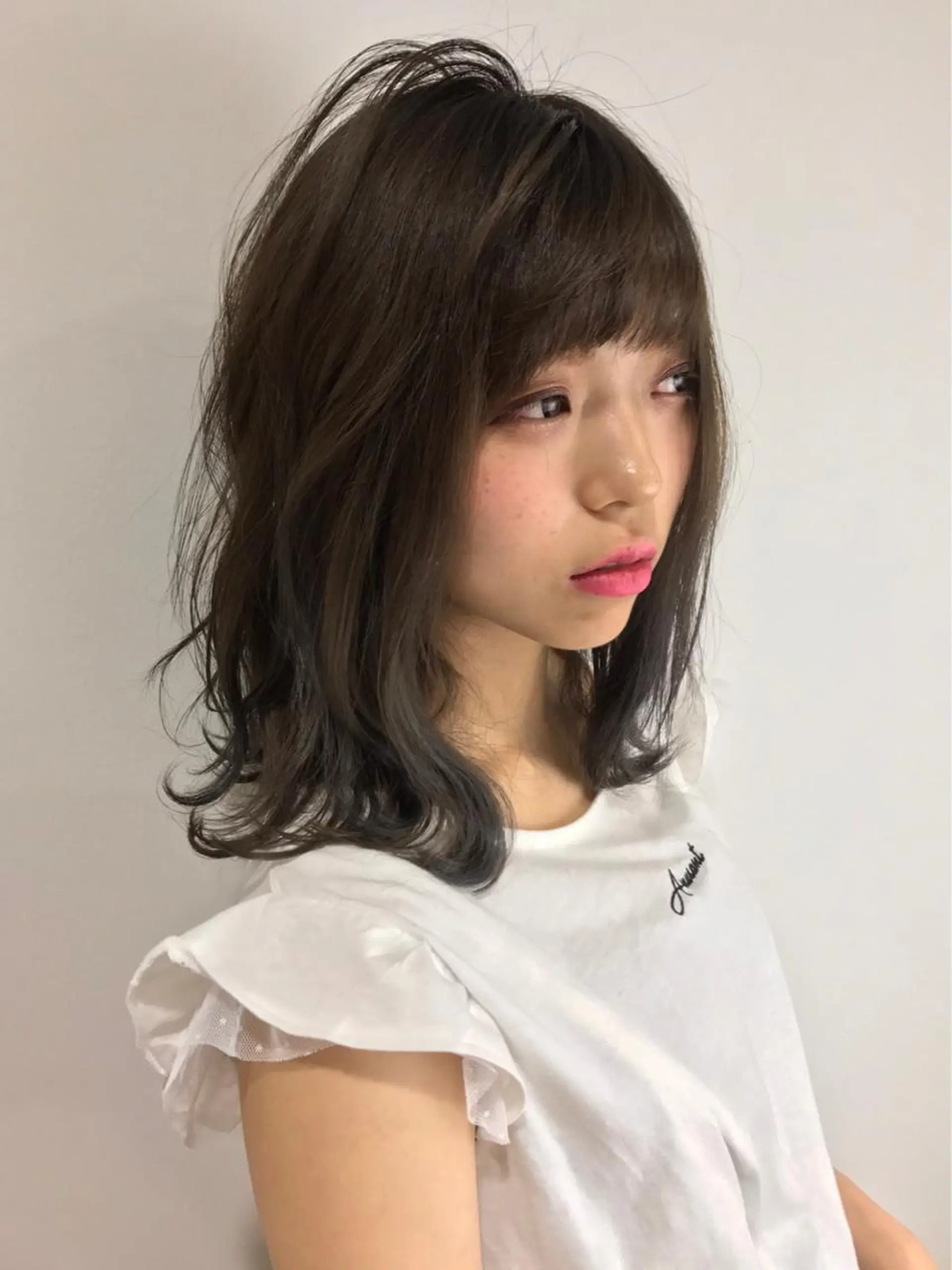 セミロング 新明 修一のヘアスタイル
