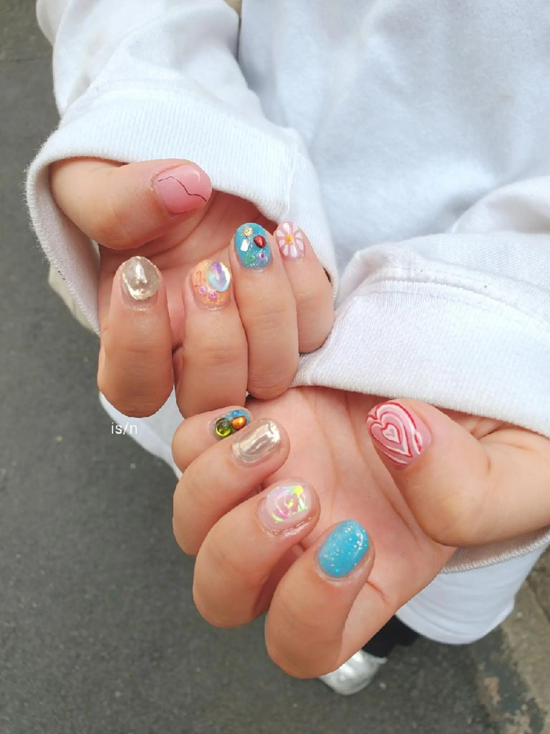 ネイル ハンドネイル 店長 佐藤のネイルデザイン