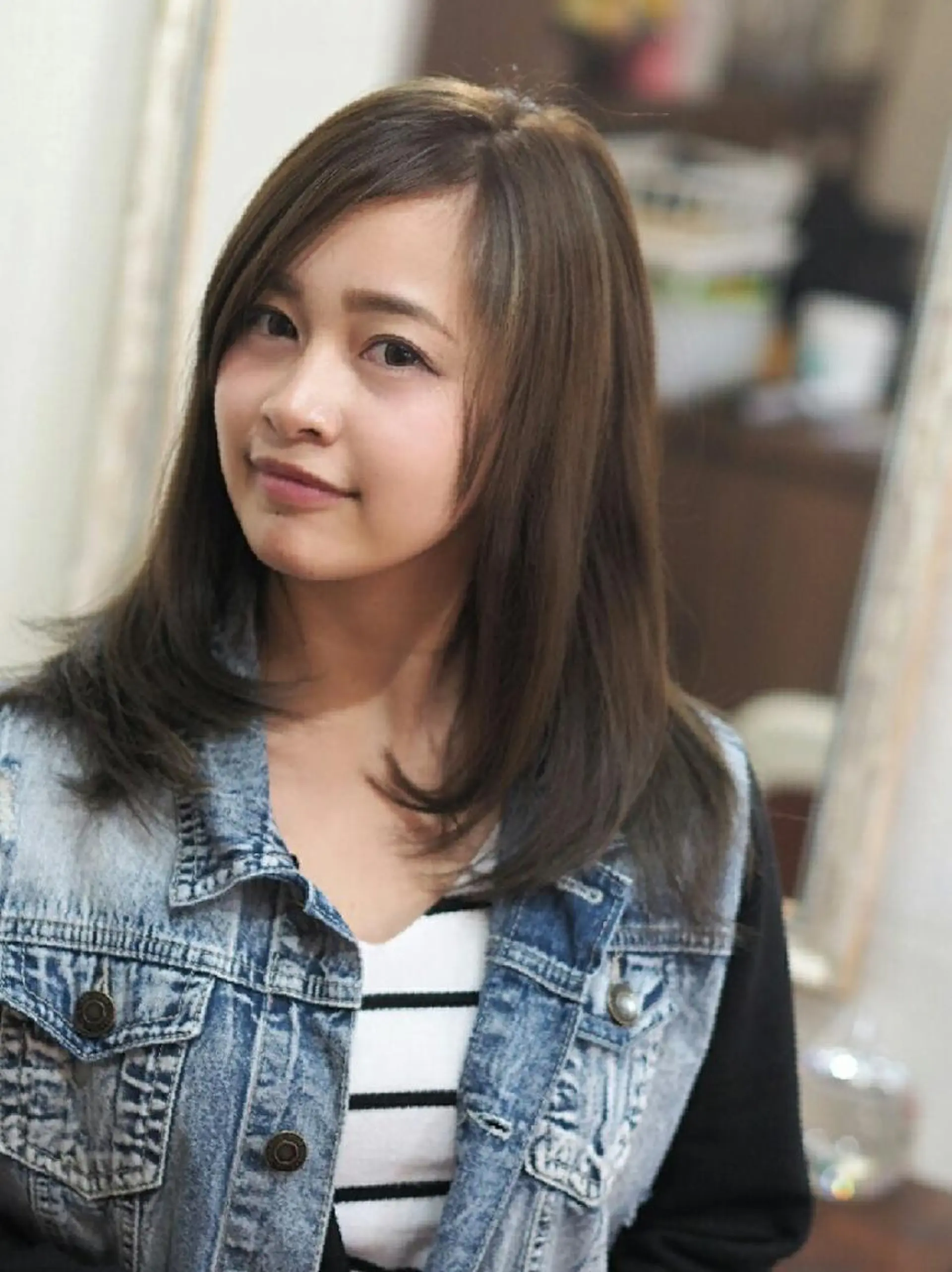 ミディアム 下地 康裕のヘアスタイル