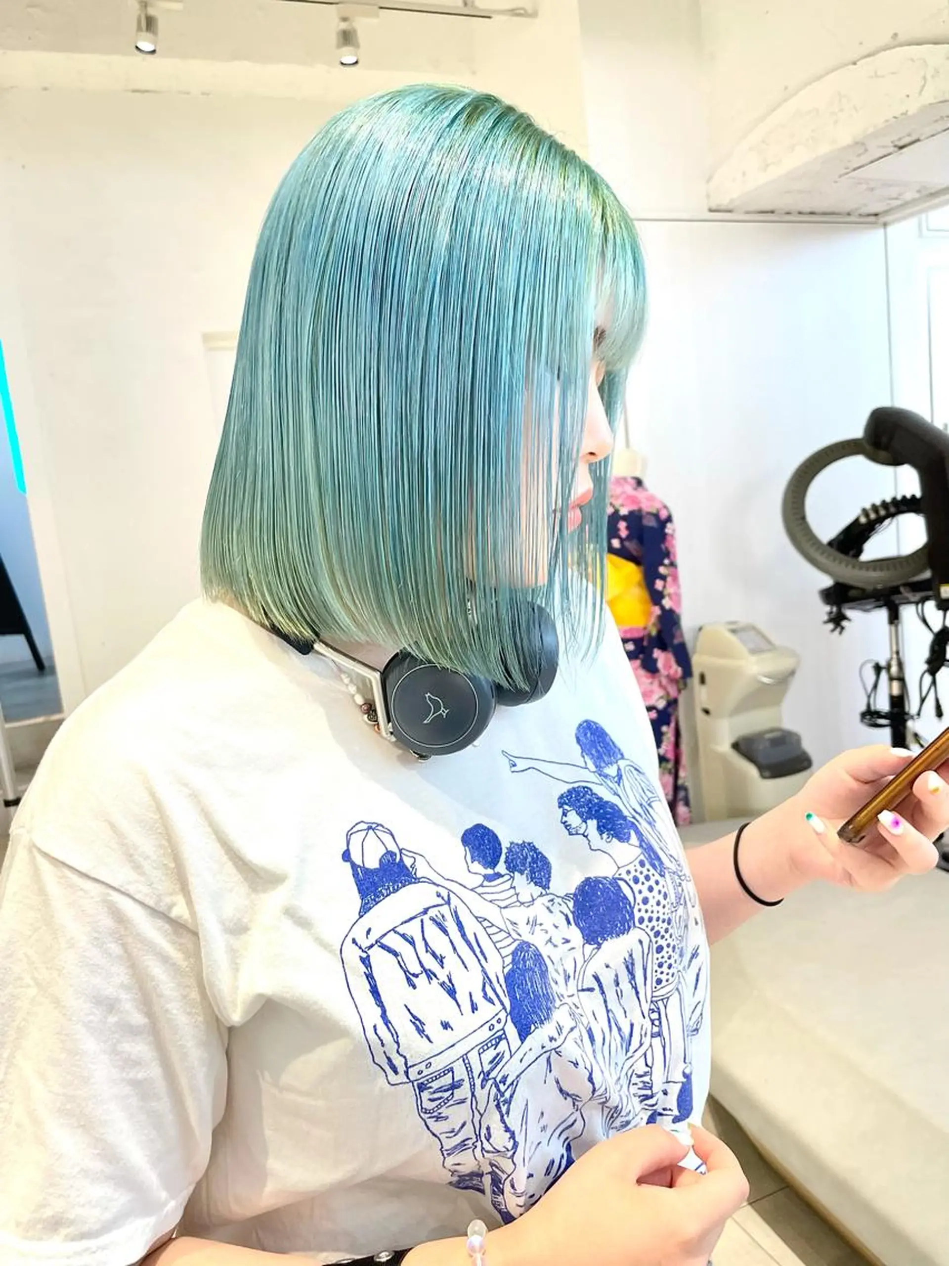 ミディアム カラー ヘアカラー 🇰🇷カルマパーマ kaito🇰🇷のヘアスタイル