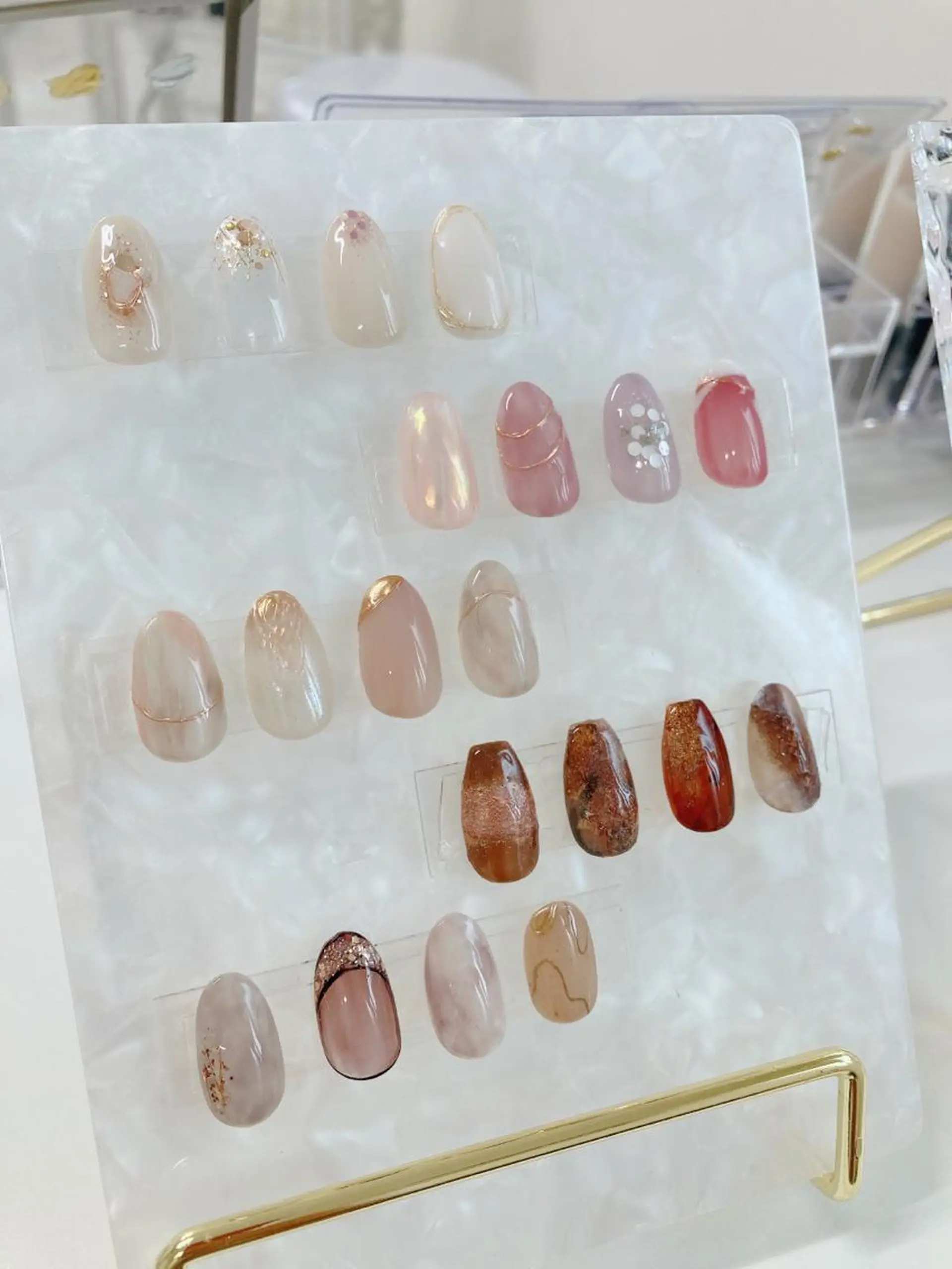 ショート ネイル アートネイル Monica nails/福島のネイルデザイン