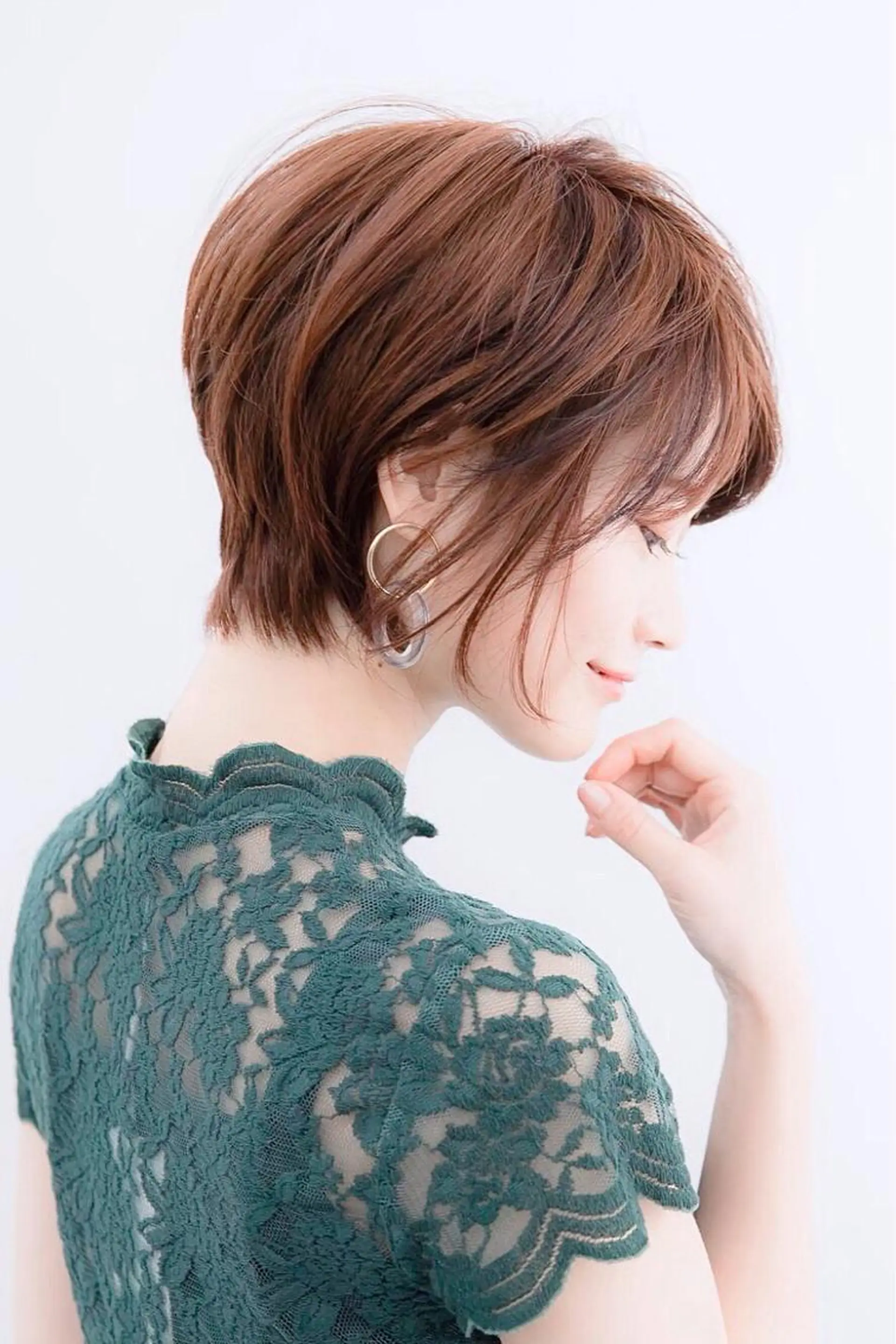 ショート ショートヘア Lond enikaのヘアスタイル