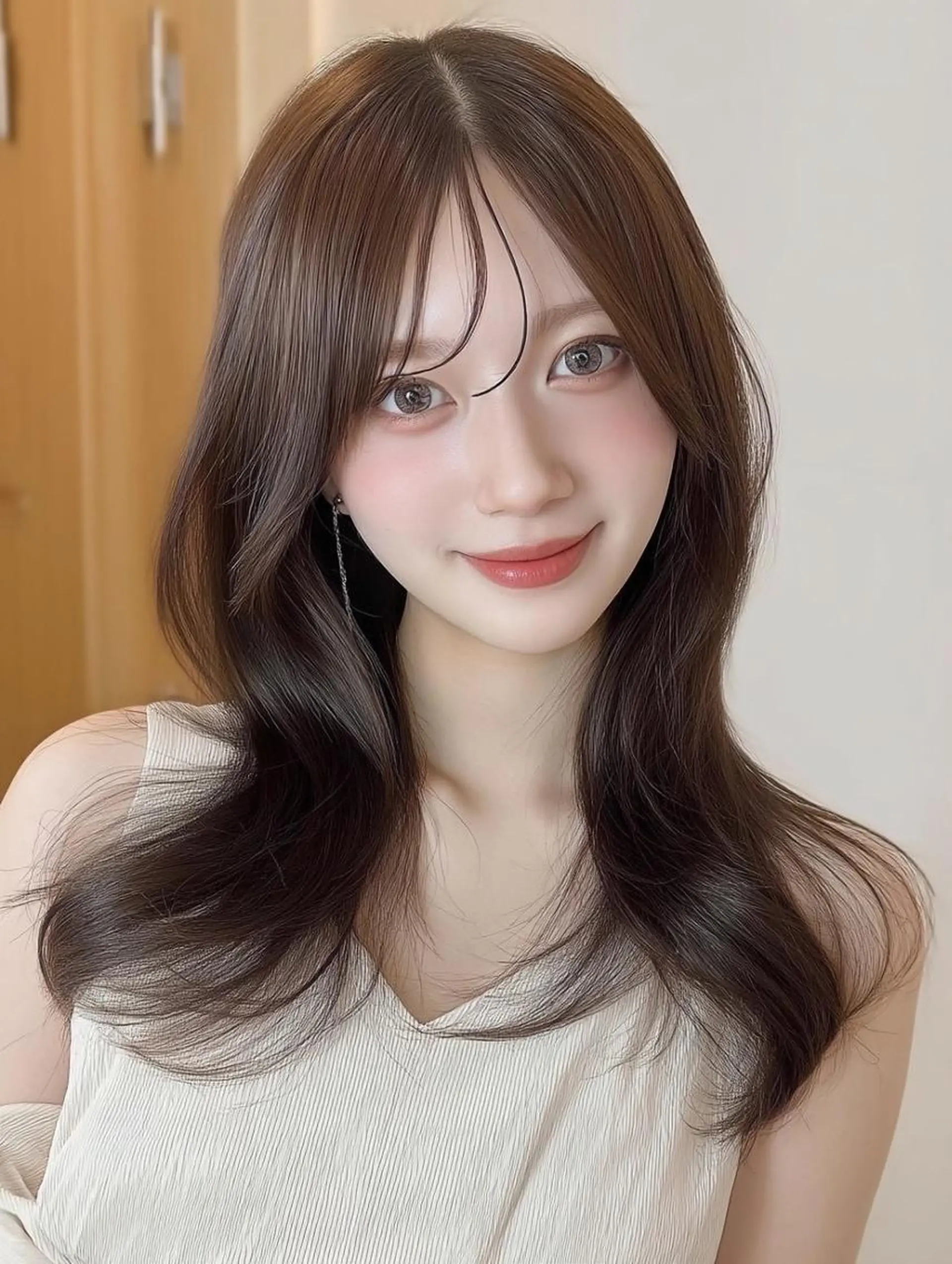 カラー ロング カット ヘアカラー トリートメント 髪質改善・縮毛矯正 💎ASUKAのヘアスタイル