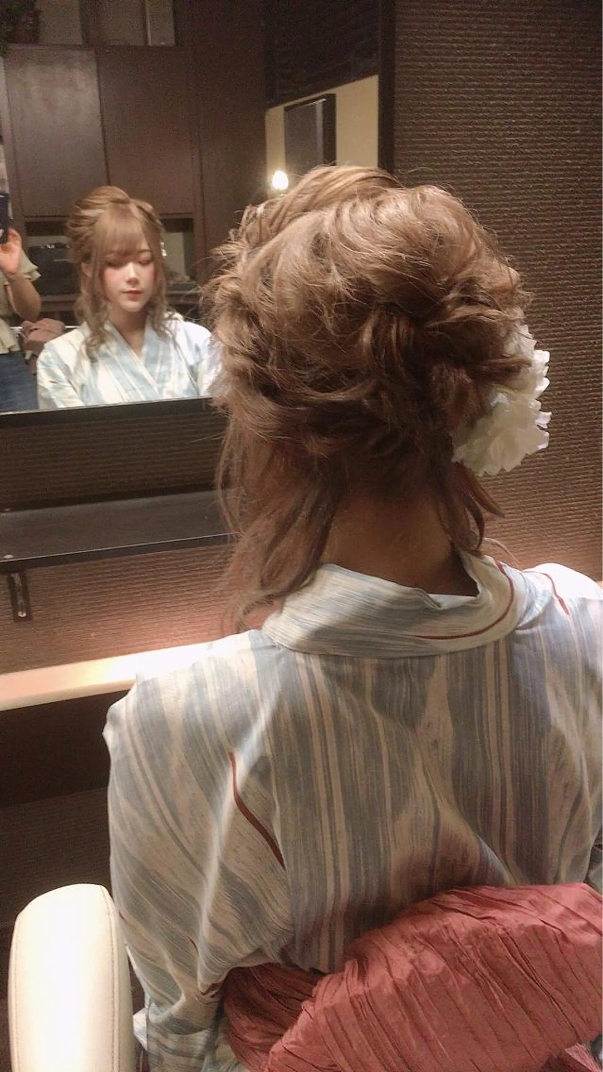 ミディアム ヘアアレンジ セット&メイク RICK trickのヘアスタイル