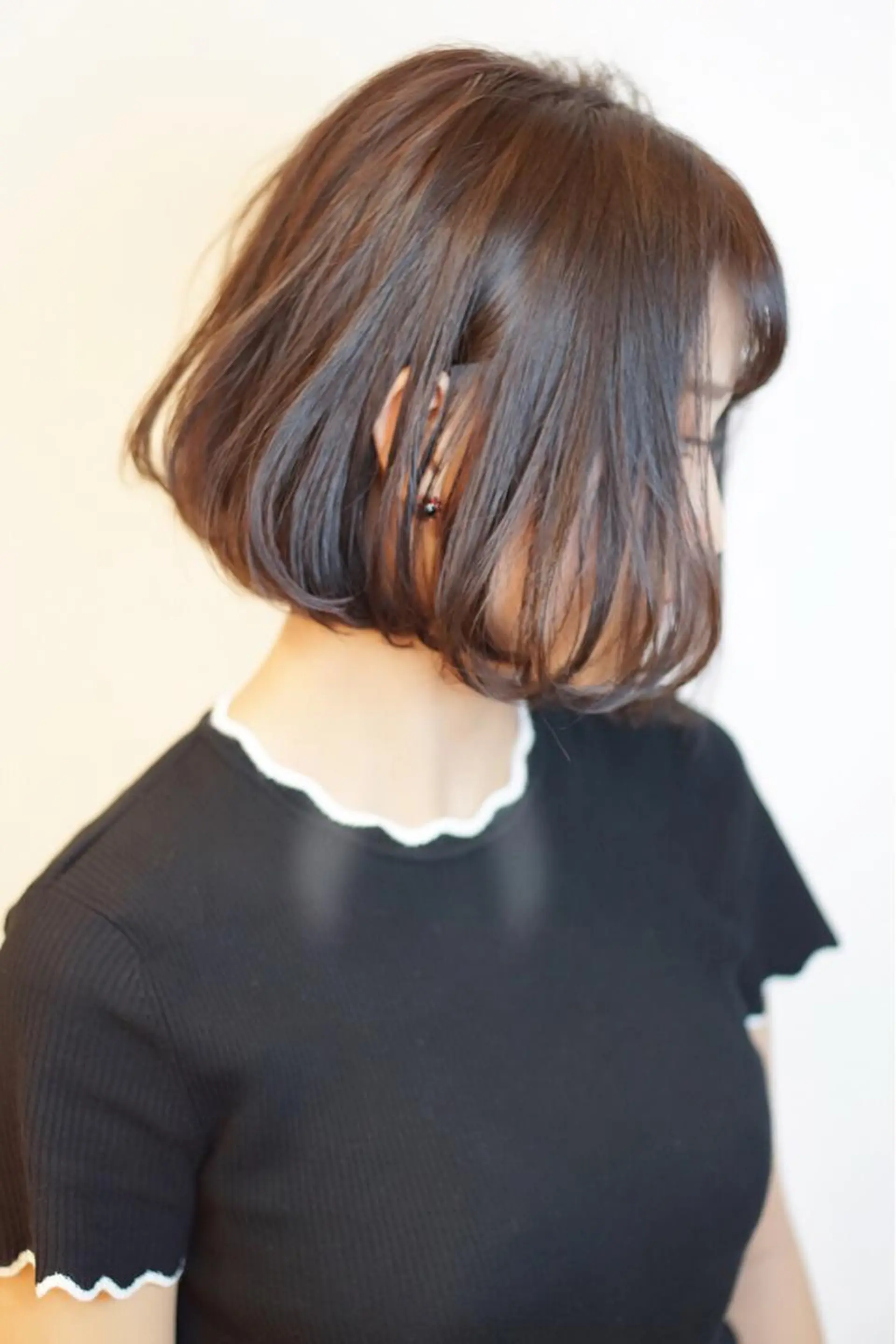 ショート カラー パーマ ボブ ディレクター ノナカのヘアスタイル