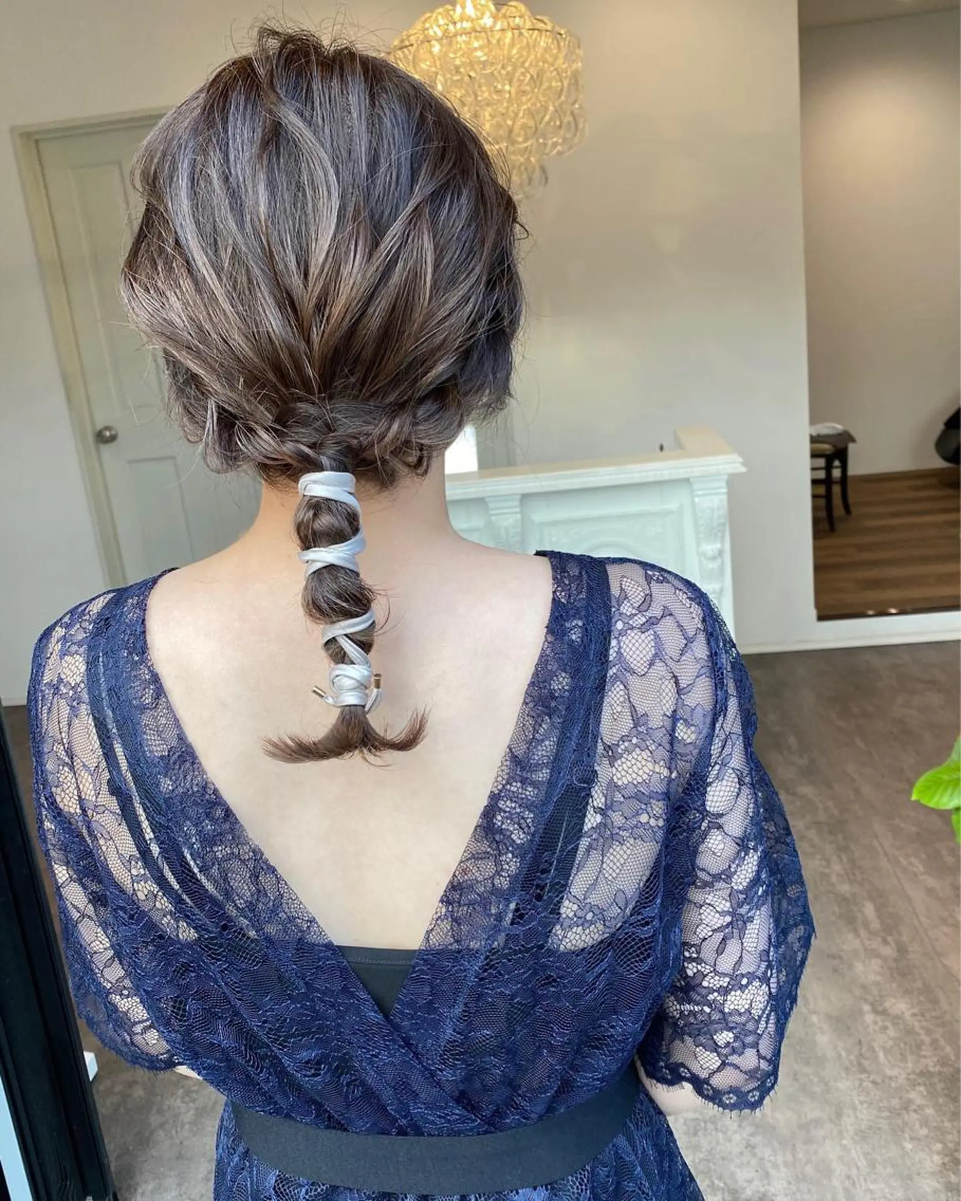 セミロング ヘアアレンジ ヘアセット 成松 勇治のヘアスタイル