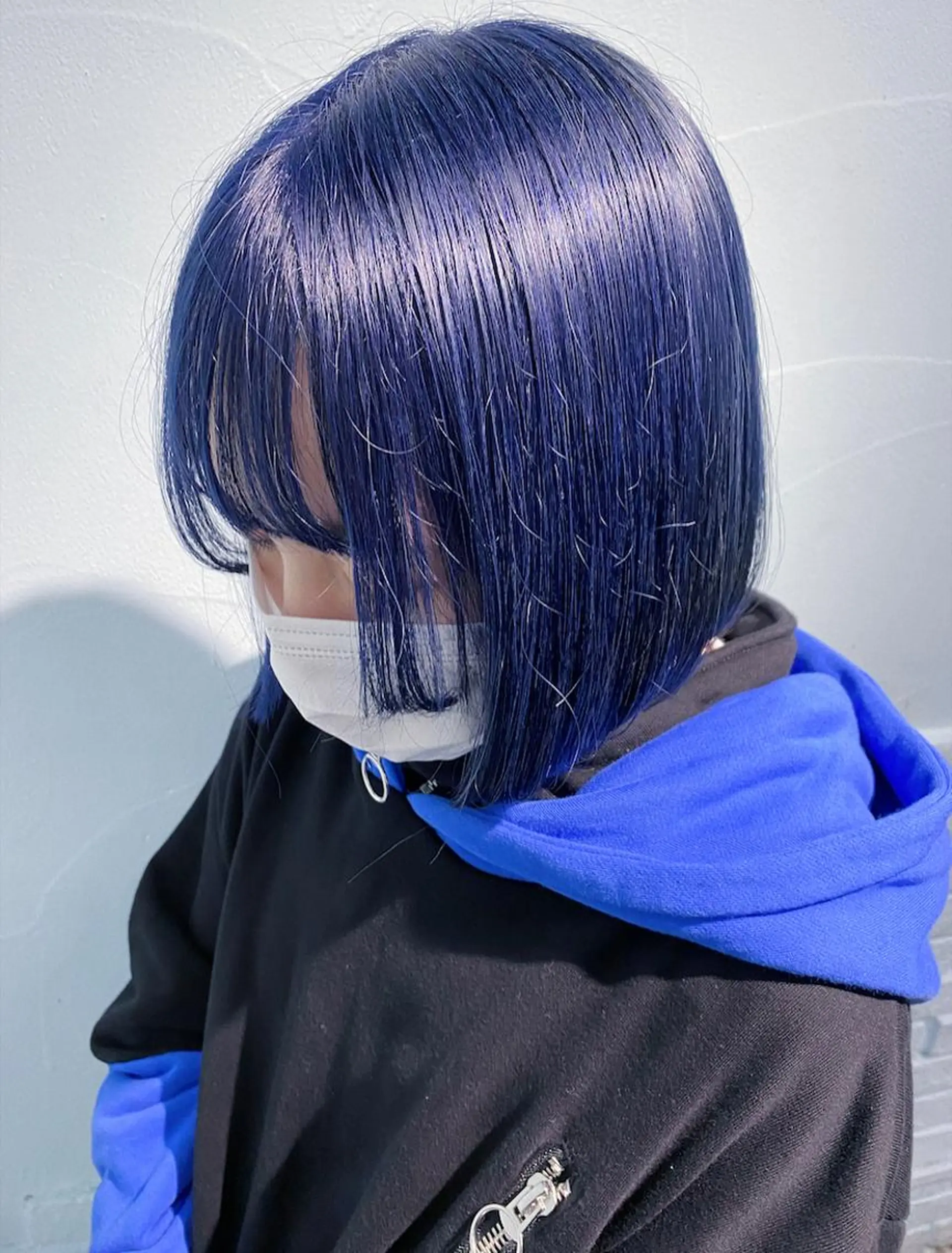 ミディアム カラー ヘアアレンジ 韓国レイヤーカット/ 儚げカラーチナツのヘアスタイル