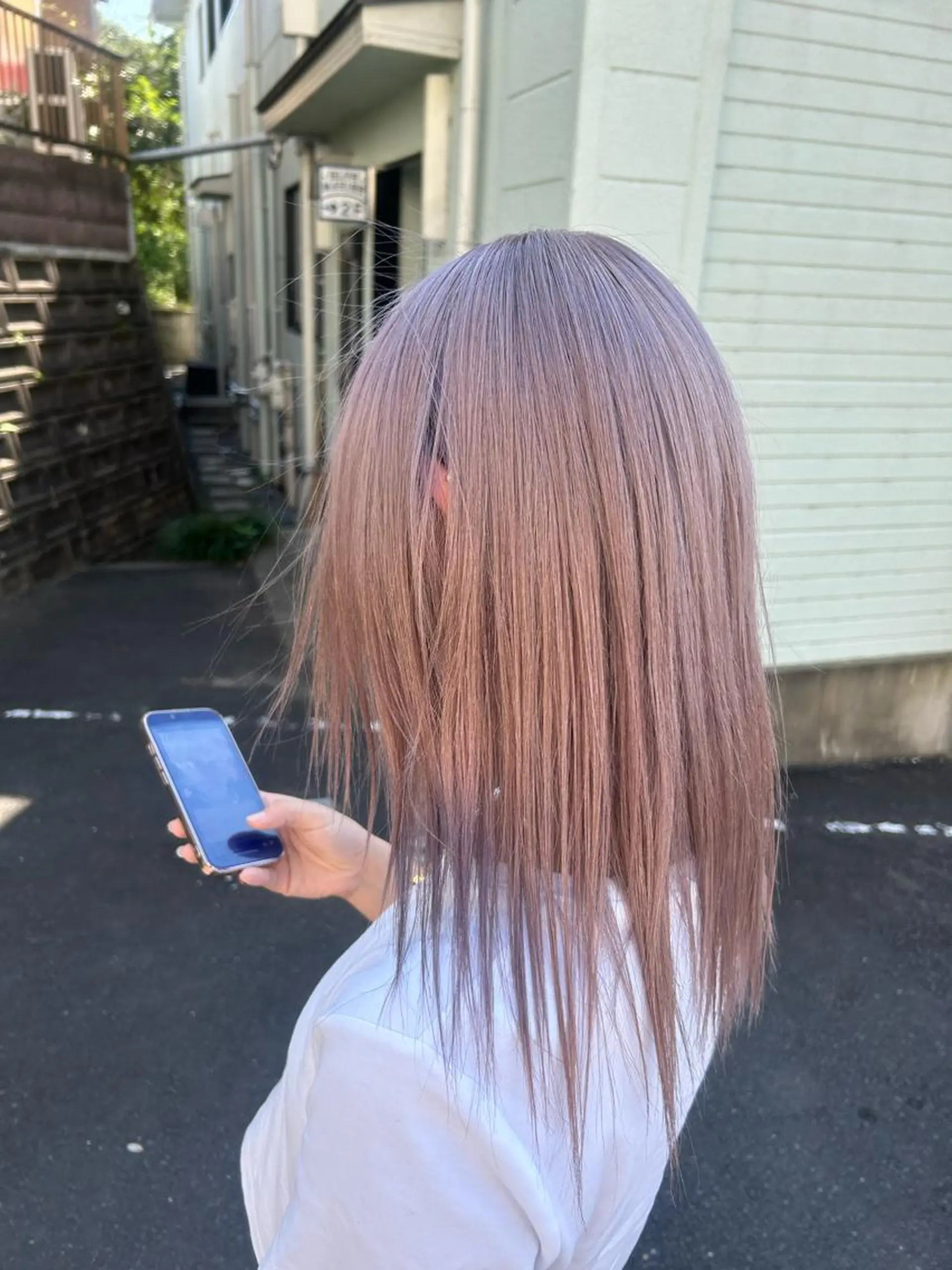 カラー ダブルスキルエクステ /羽エクステ白石宇由のヘアスタイル