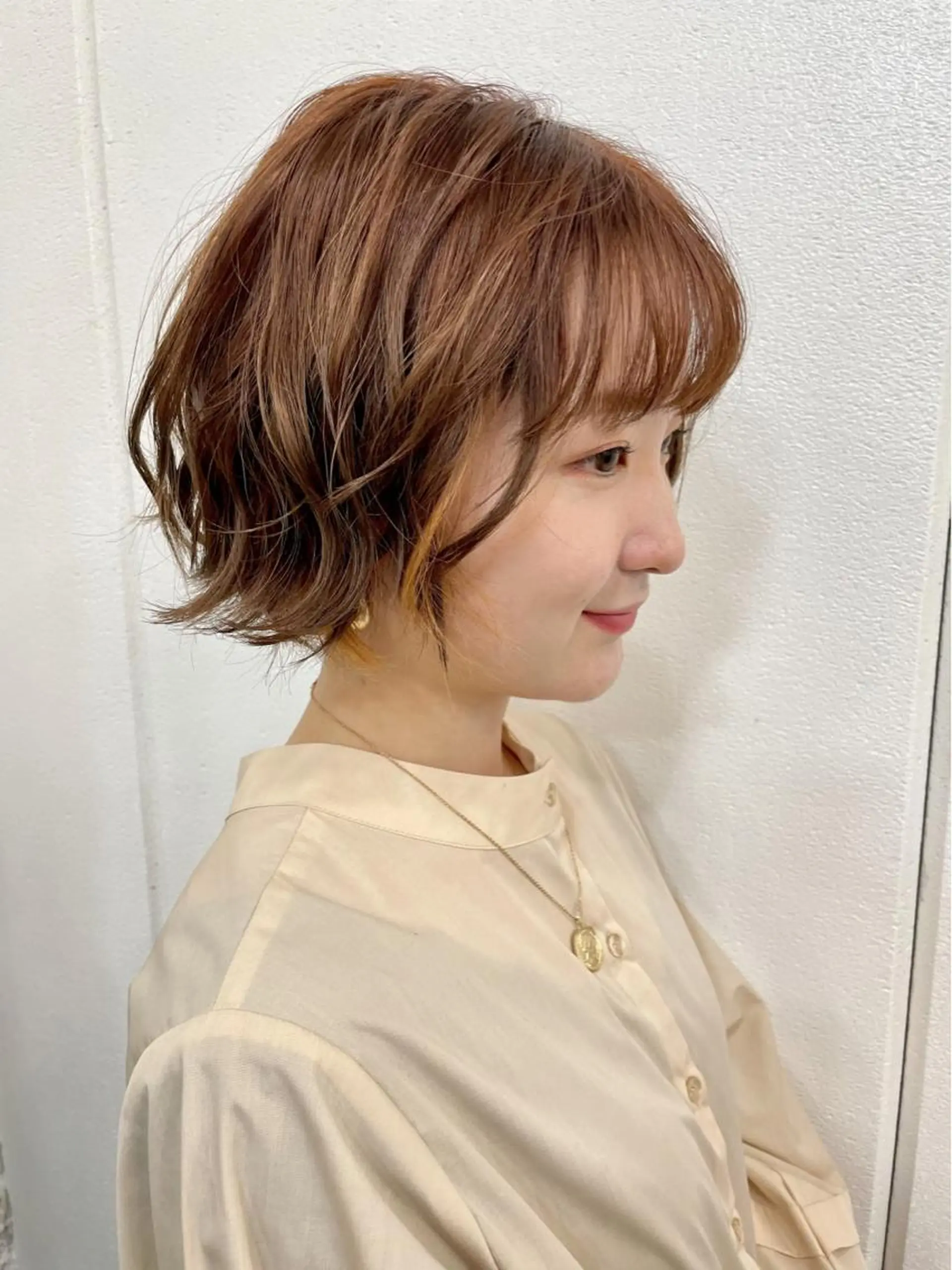 ショート カラー ツヤ美髪💐 髪質改善/高山愛来のヘアスタイル