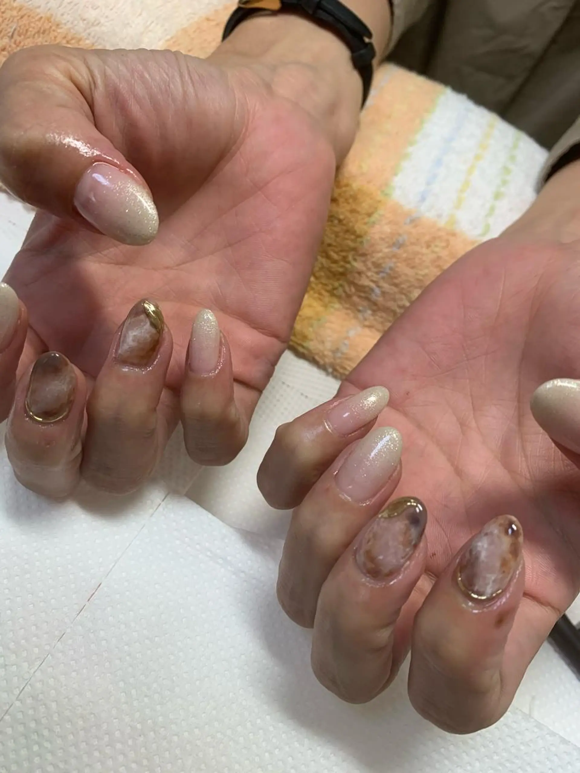 ネイル rukianail 新里のネイルデザイン