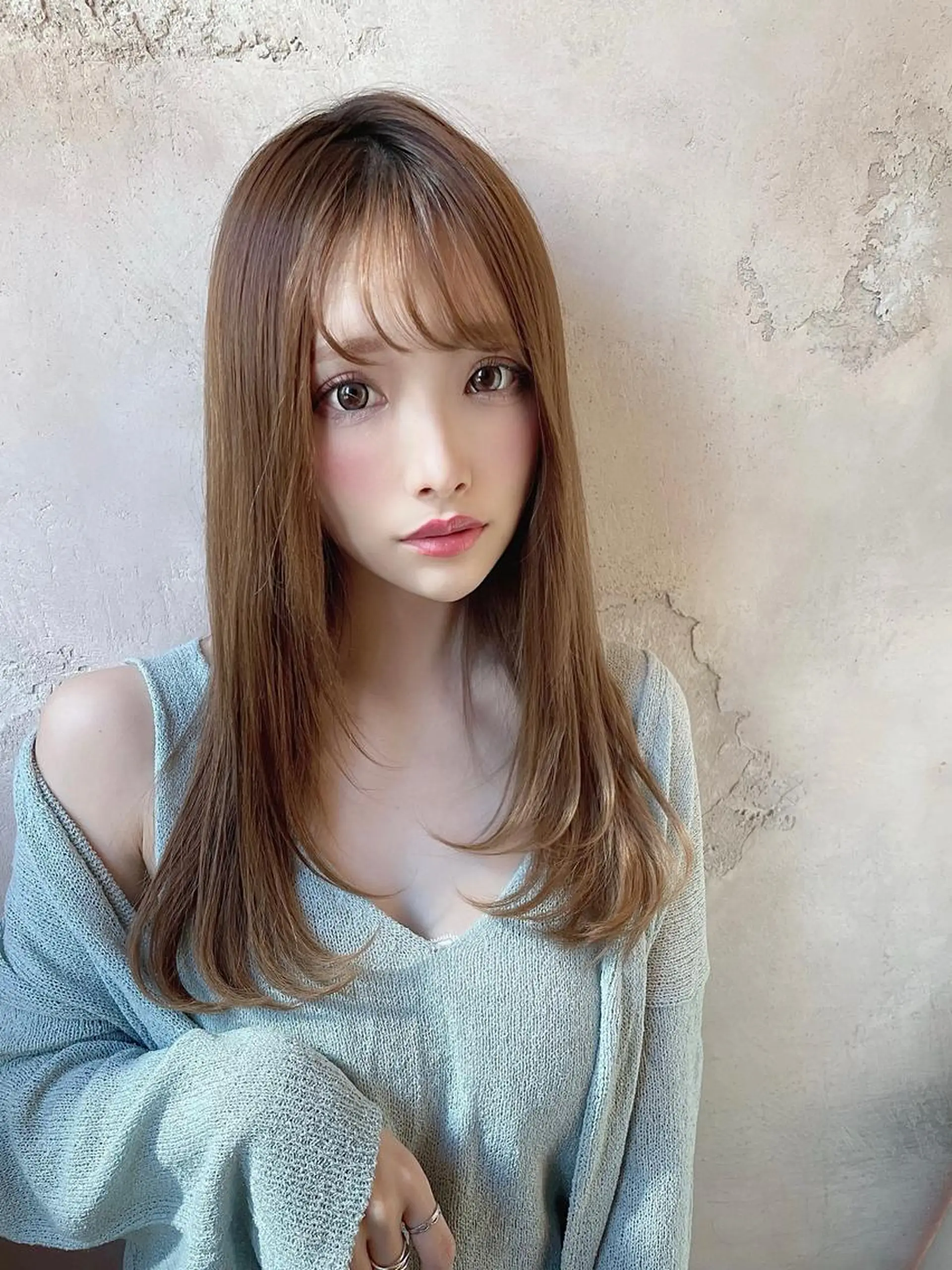 セミロング 縮毛矯正・髪質改善 ❣️三浦正也のヘアスタイル