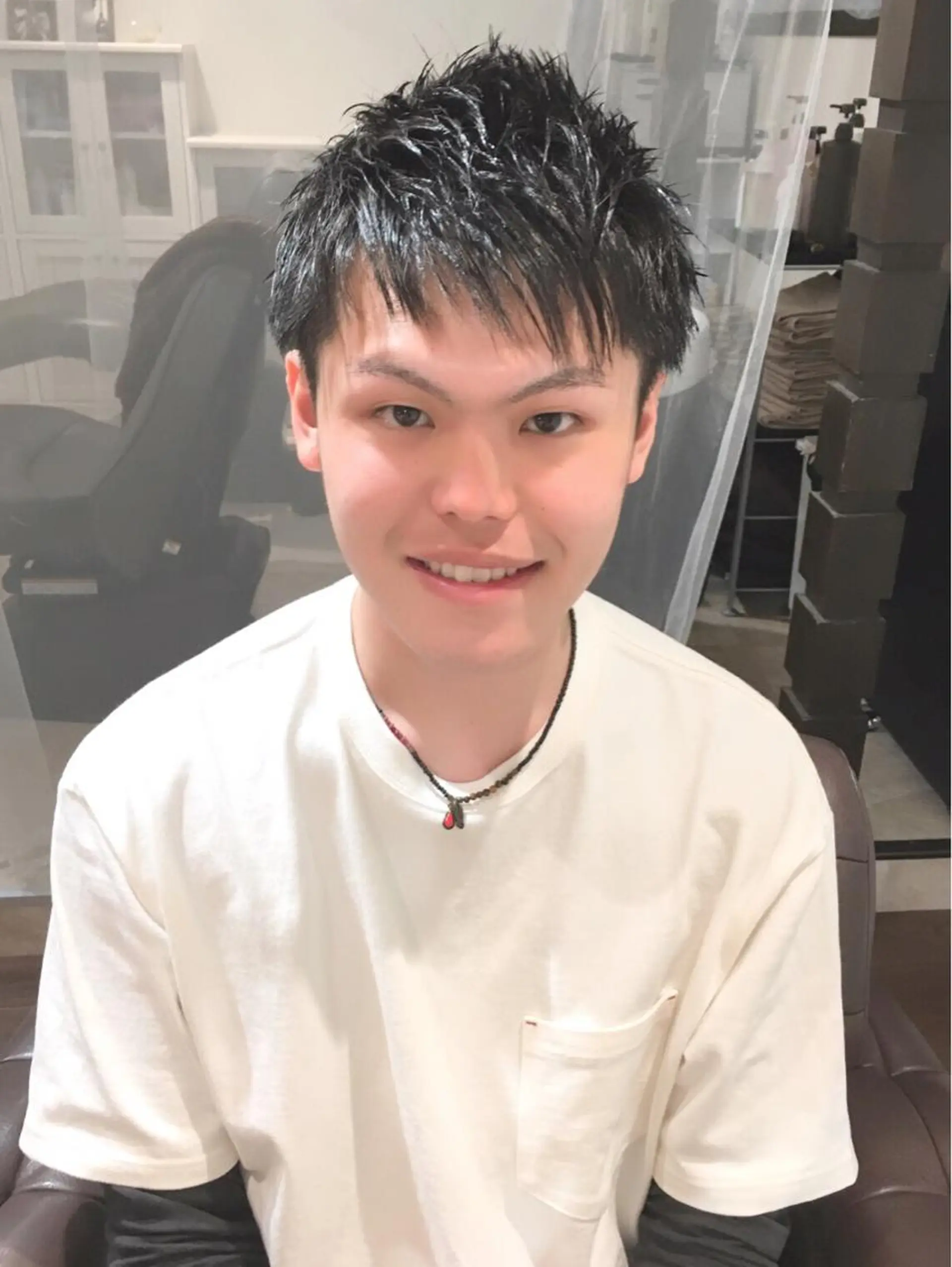 ショート メンズ メンズショート ショートヘア 柔らか垢抜けｶﾗｰと ｶｯﾄ🫧ASUKAのヘアスタイル