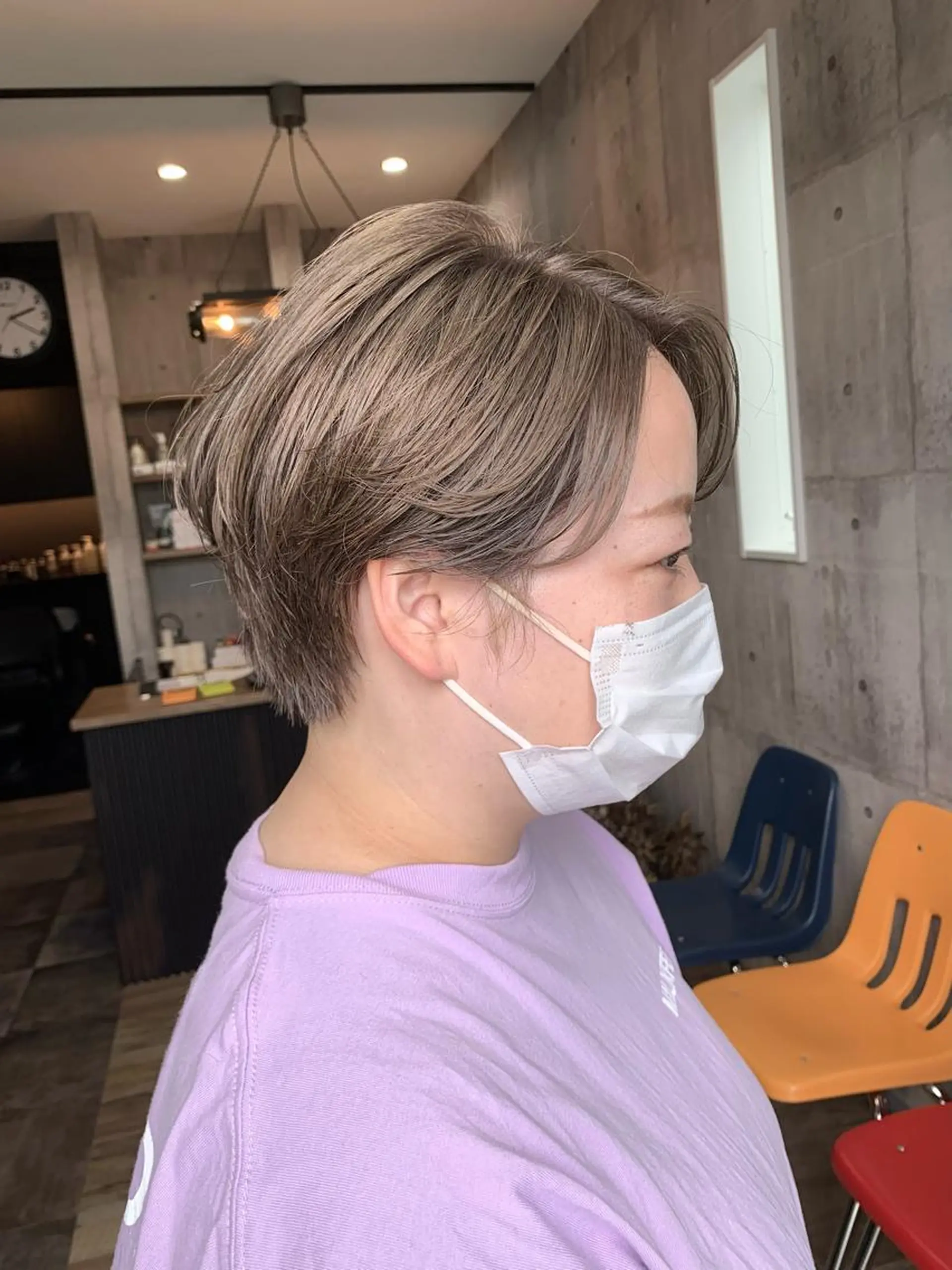 ショート カット ヘアカラー トリートメント Welila by haku所属・yoshihara yuukiのヘアスタイル