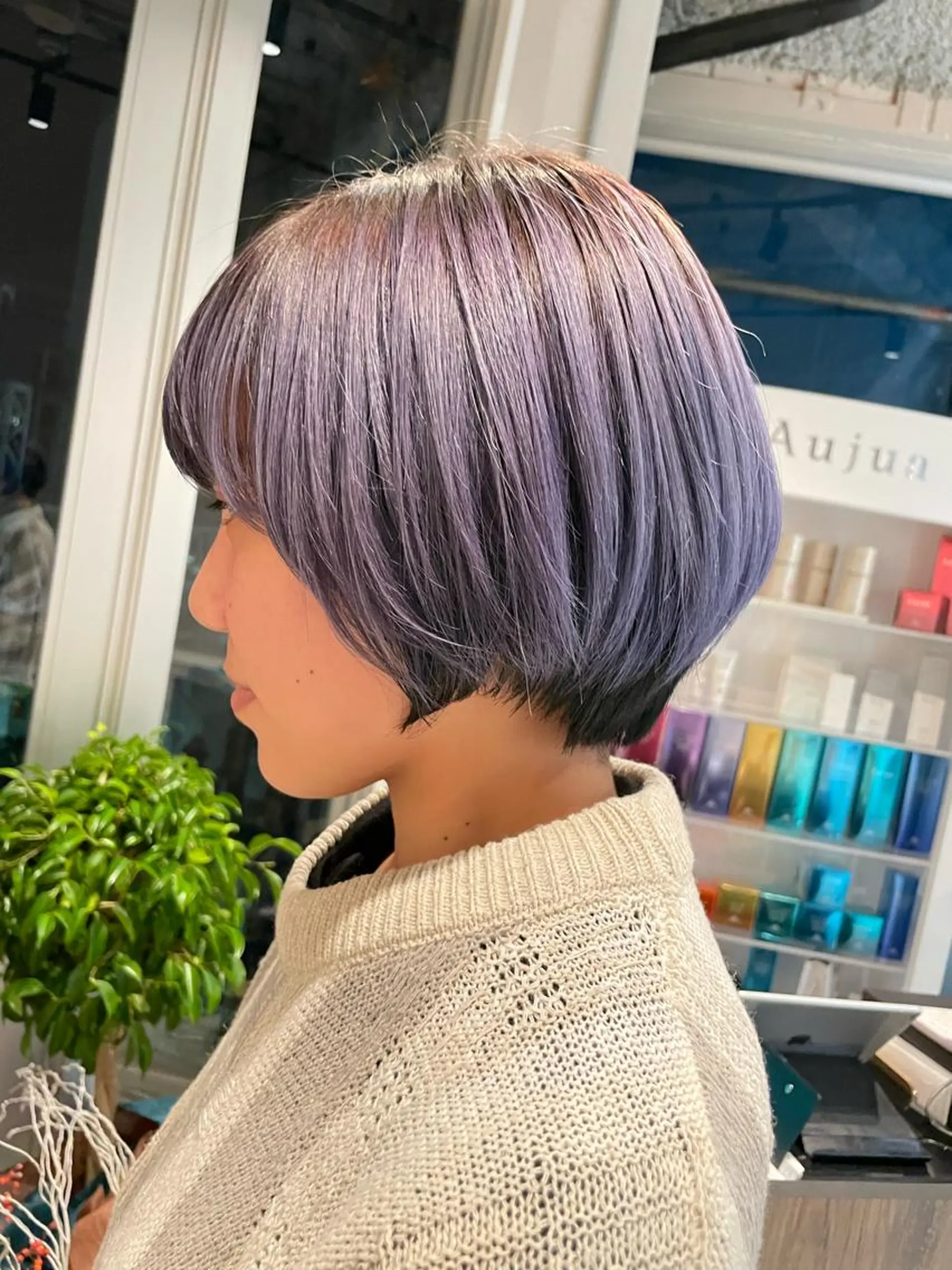 ショート カラー カット ヘアカラー トリートメント ✨髪質改善/ハイトー ン/艶髪高山のヘアスタイル