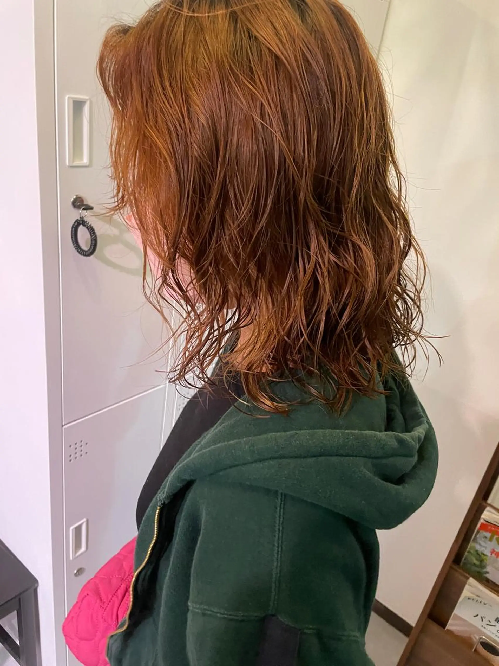 ミディアム パーマ 田中 あやなのヘアスタイル