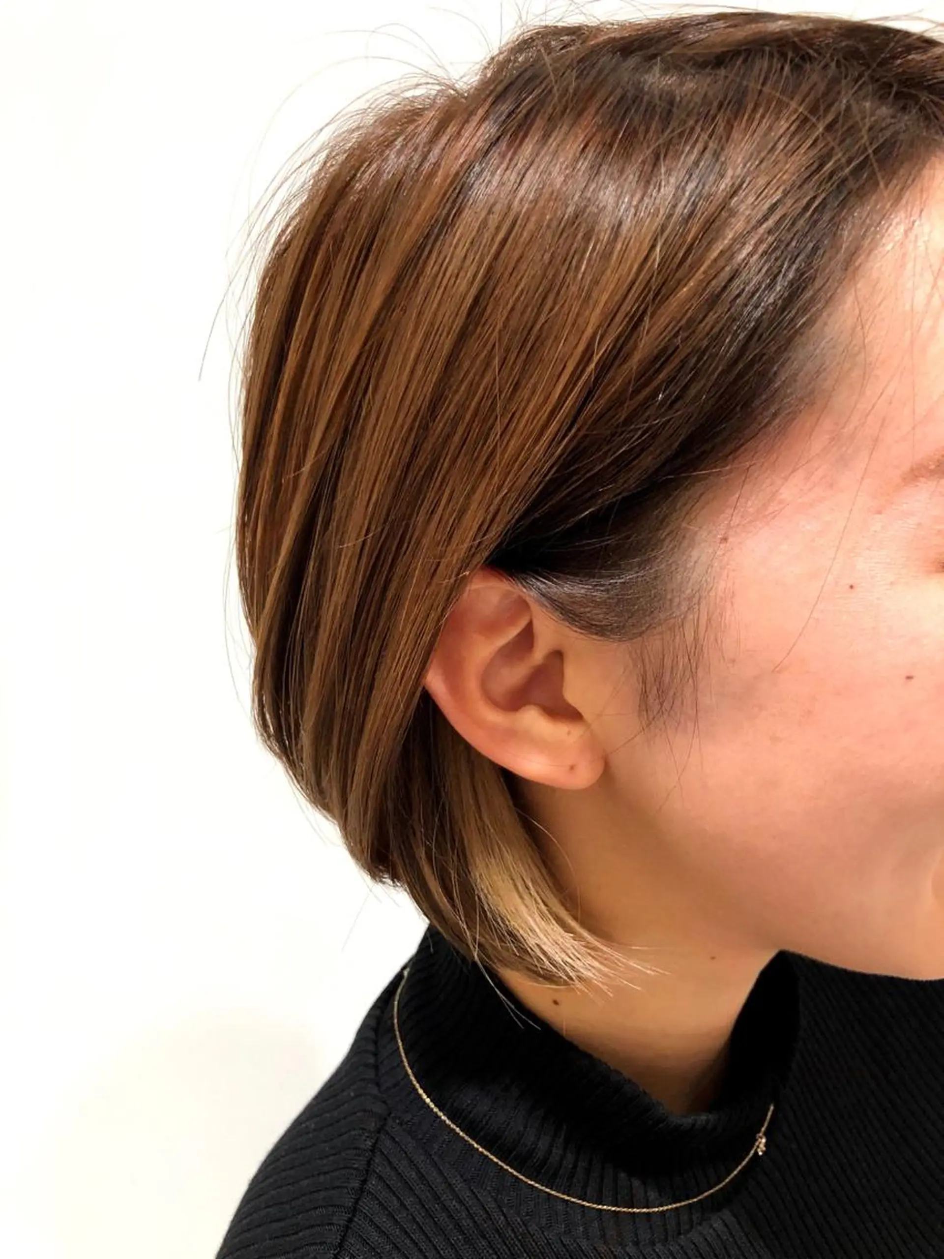 ミディアム 福元 保雄のヘアスタイル