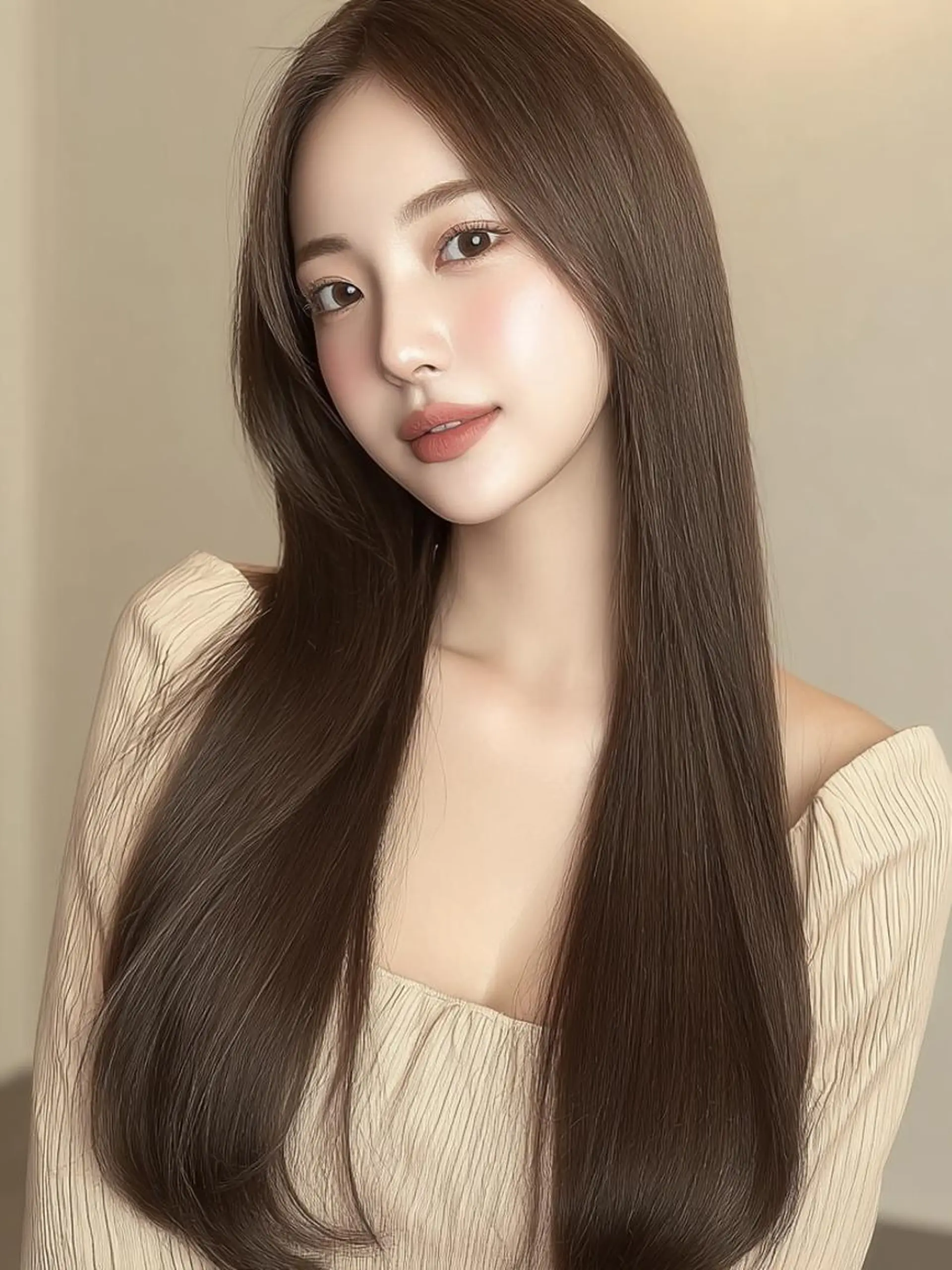 ミディアム 髪質改善 縮毛矯正 カット ヘアカラー トリートメント 美髪メニュー特化✨️ ひなののヘアスタイル