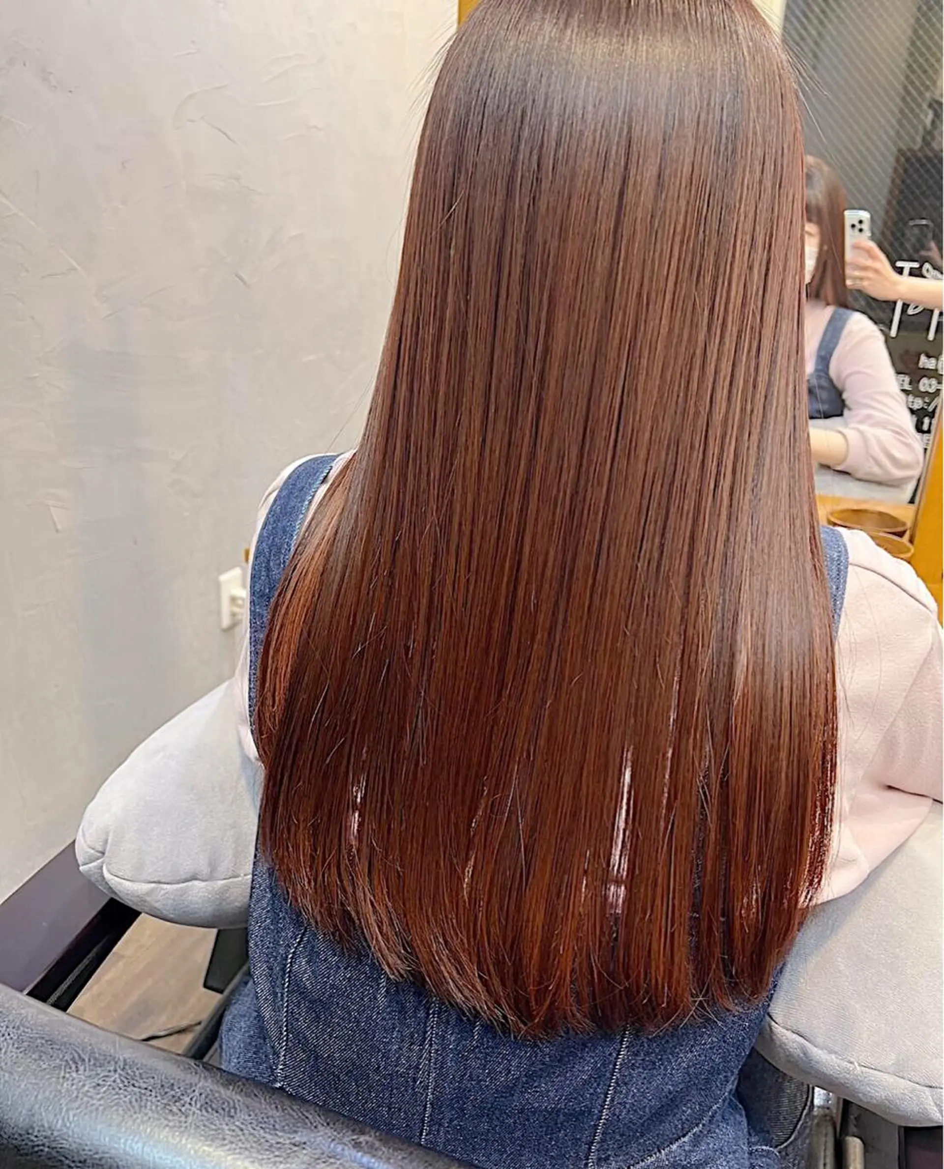 ロング カラー 長井 美佳のヘアスタイル