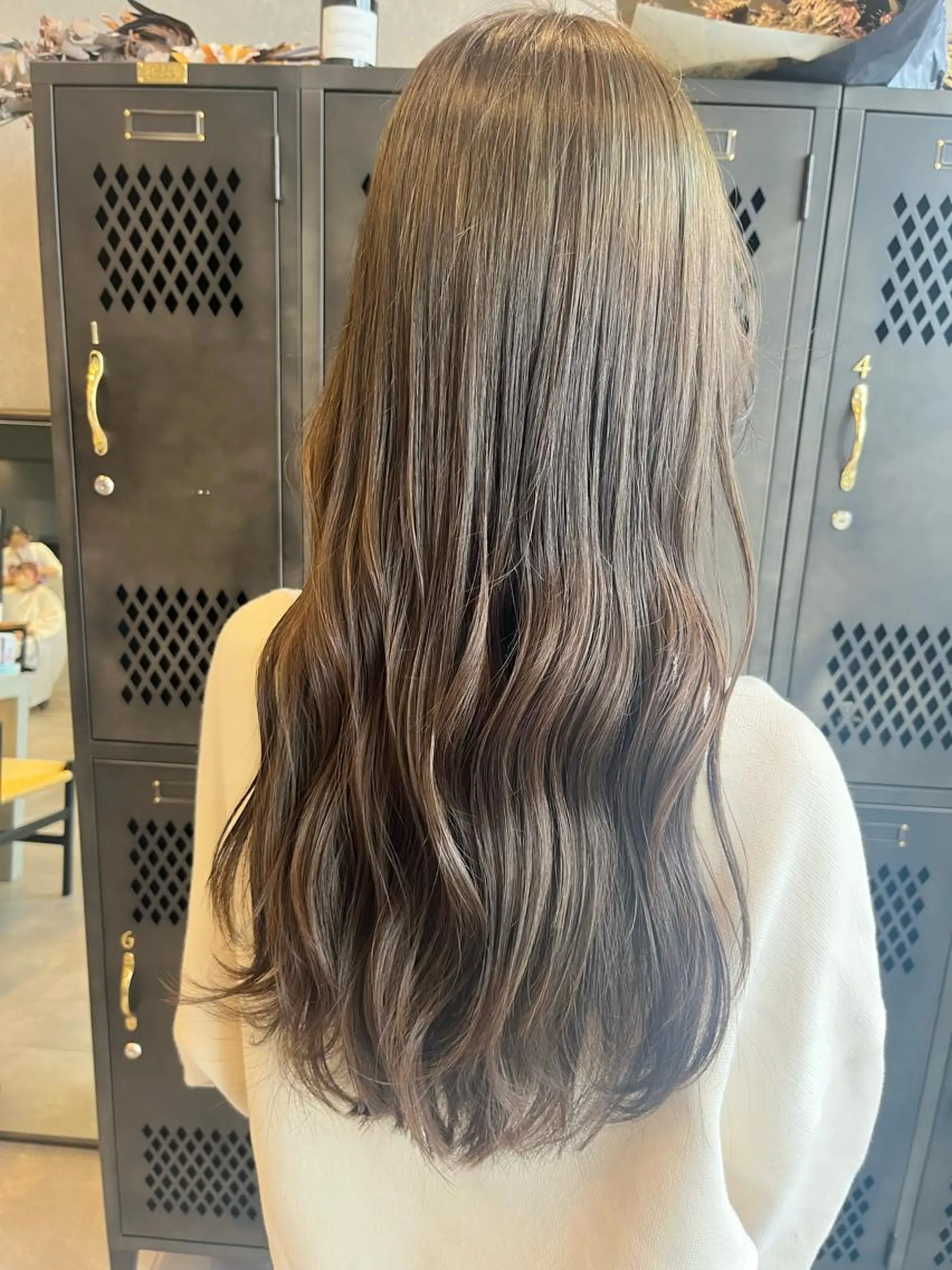 カラー 心美/ブリーチなし 透明感カラーのヘアスタイル
