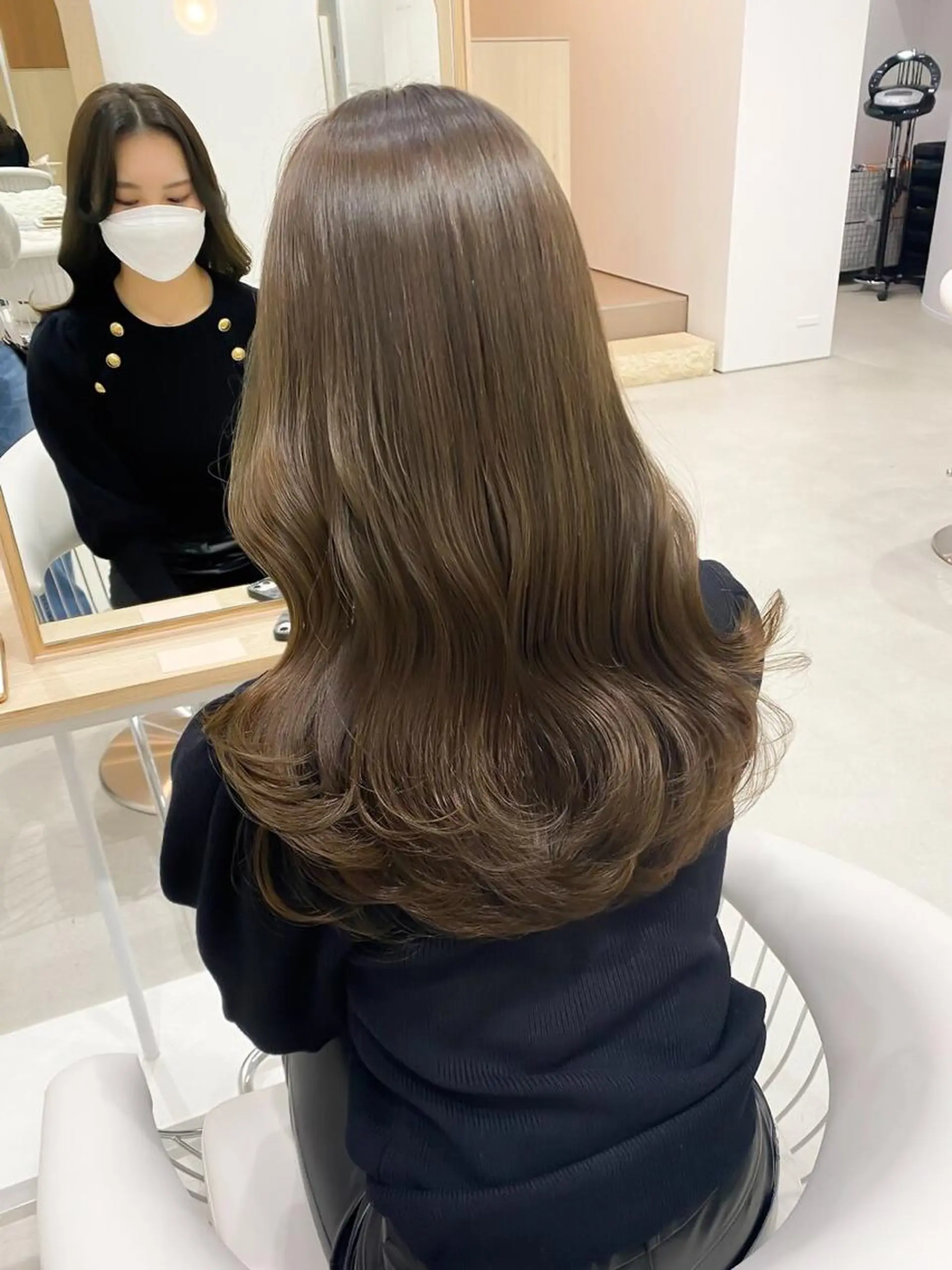 ミディアム 顔周りカット 髪質改善 韓国風ヘア レイヤーカット ヘアカラー noe tton 【ノエ トトン】所属・だいや/メンズパーマ メンズカット/名古屋のヘアスタイル