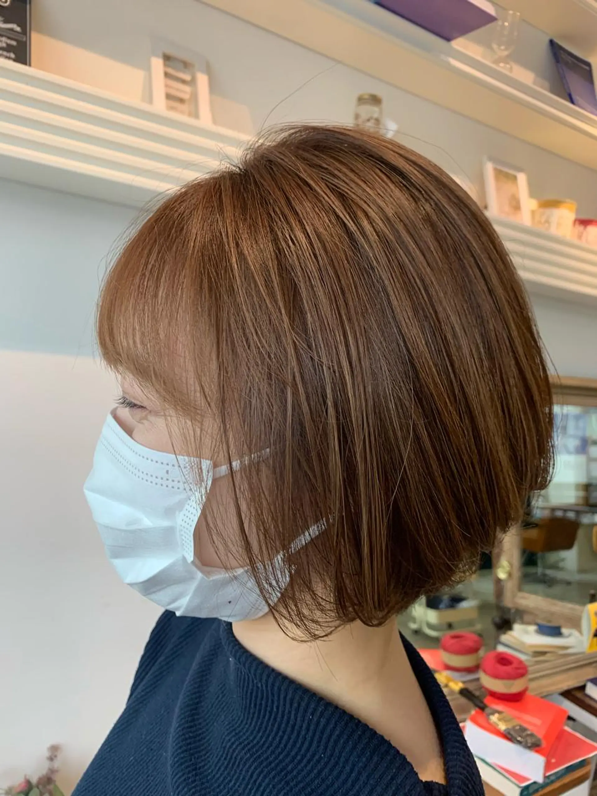 ショート ショートボブ 丸みショート ボブ ショートヘア ヘアカラー トリートメント ヘッドスパ ヘアセット 大宮/山口 竣也のヘアスタイル