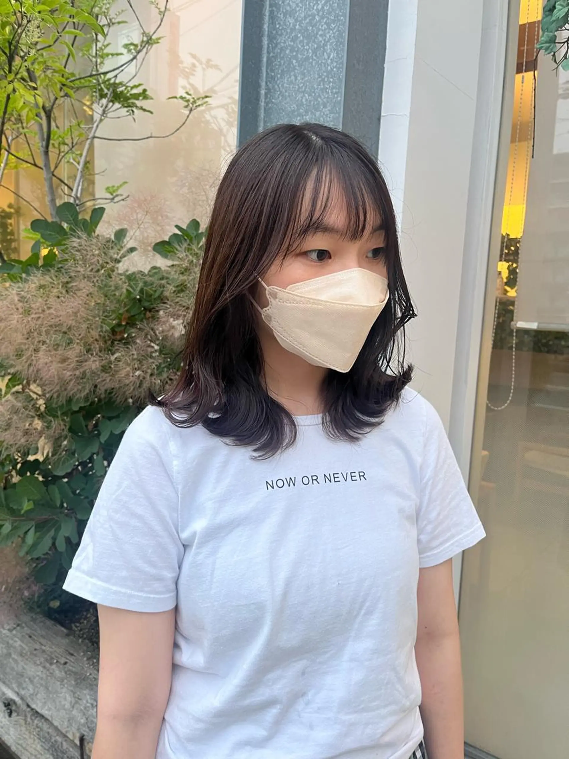 セミロング 西崎 満里奈のヘアスタイル