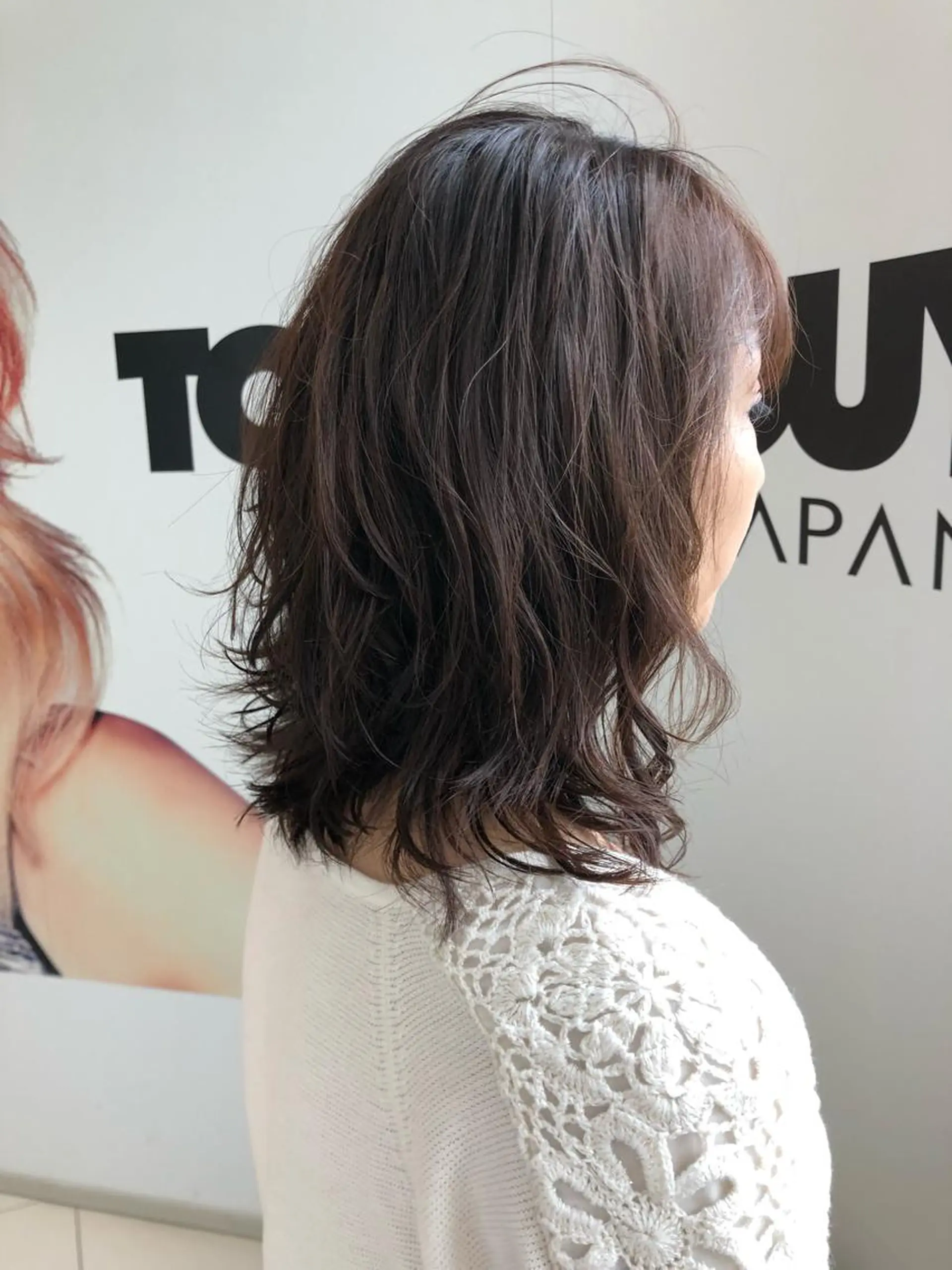 ミディアム パーマ ミディアムパーマ 小久保 なるみのヘアスタイル