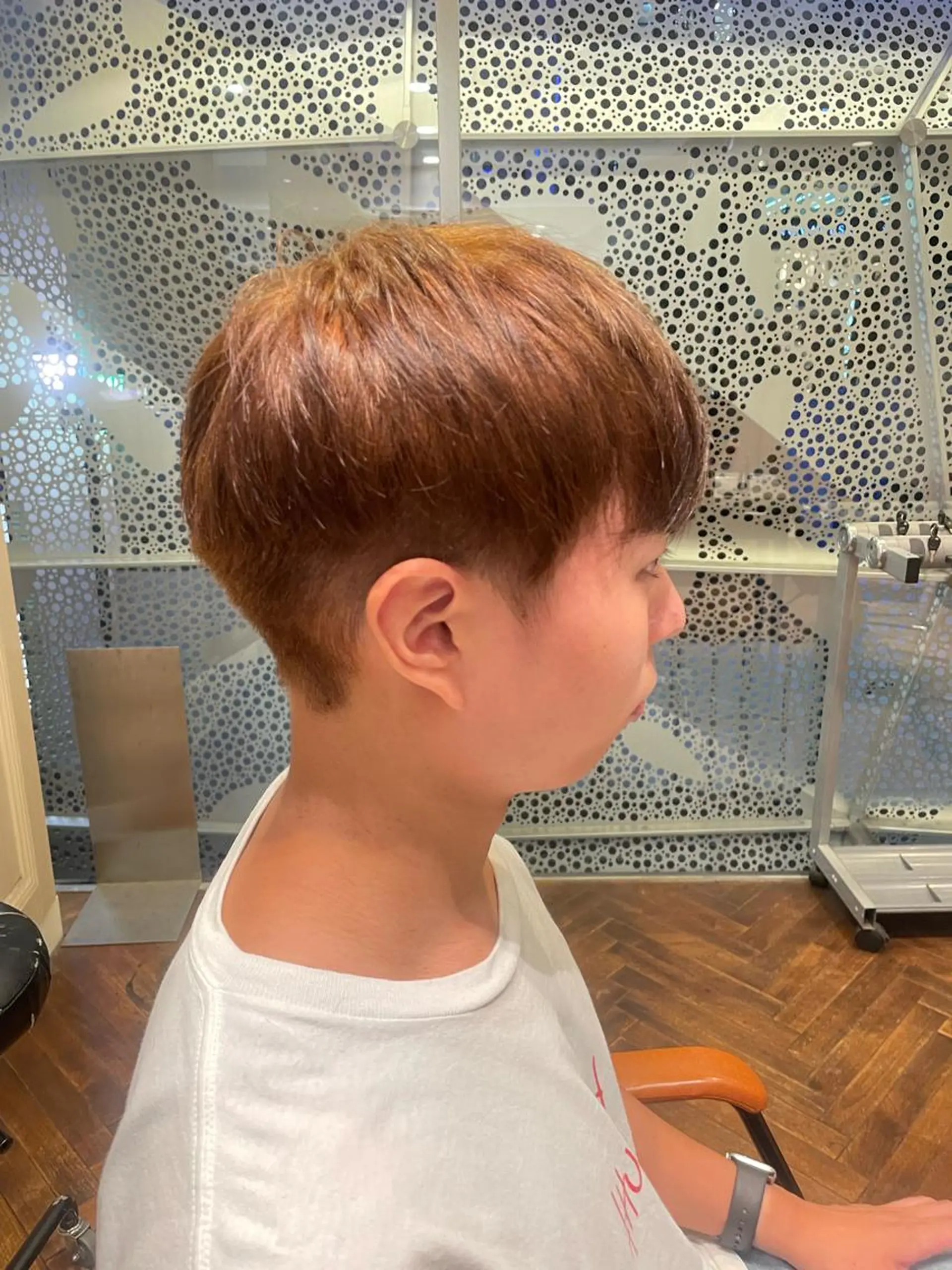 カラー メンズ 頭から整える美容師 松田のヘアスタイル