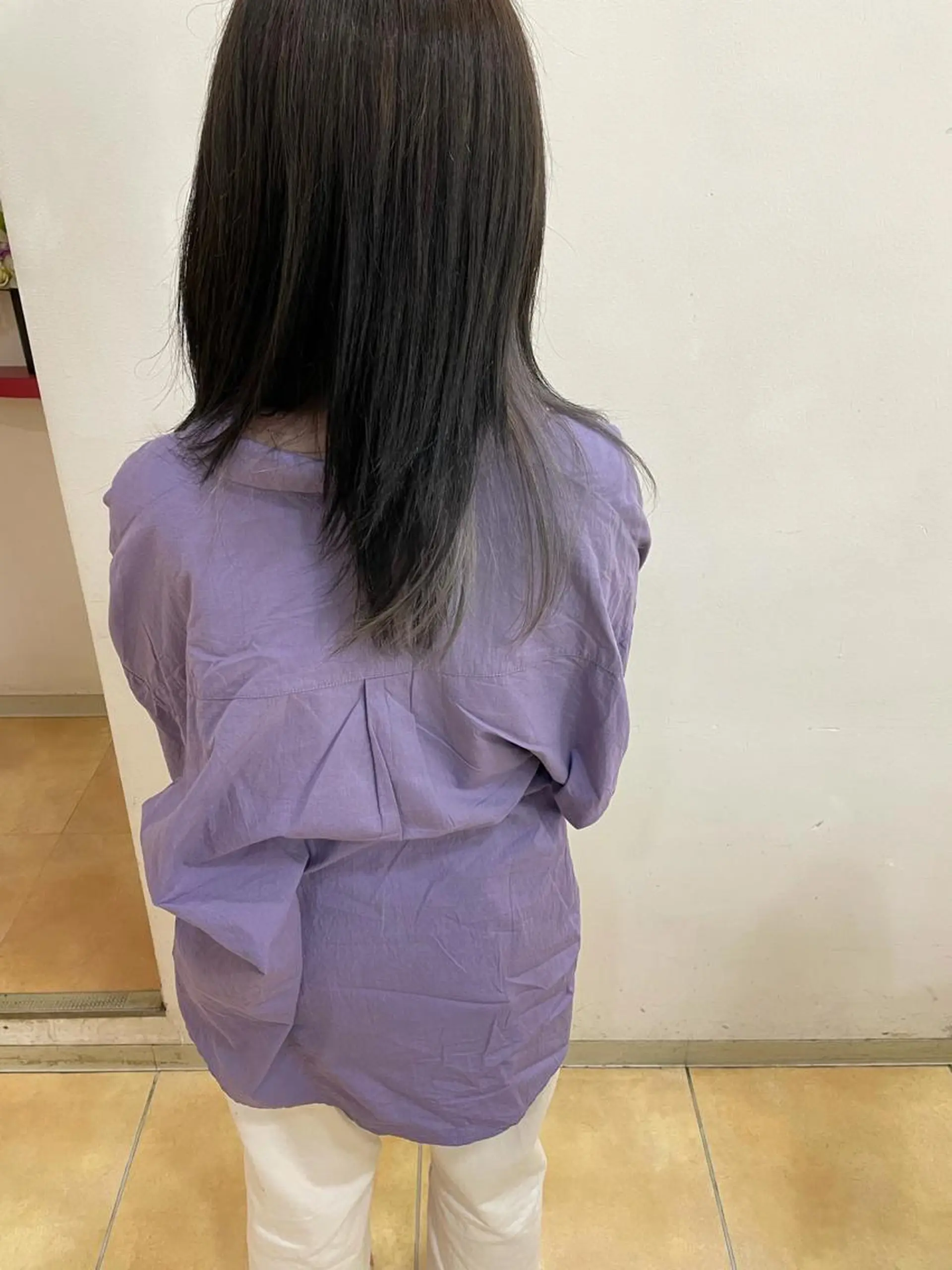 ロング カラー ブリーチ デザインカラー/ 推しの配色　肥後のヘアスタイル